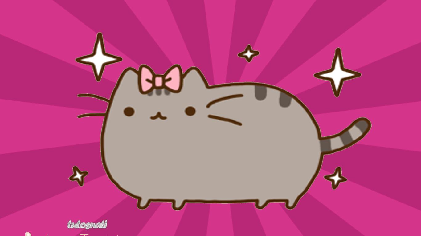1366x768 Pusheen The Cat Wallpaper. Awesome Cat Wallpaper, Amazing Cat Wallpaper and Funny Cat Wallpaper