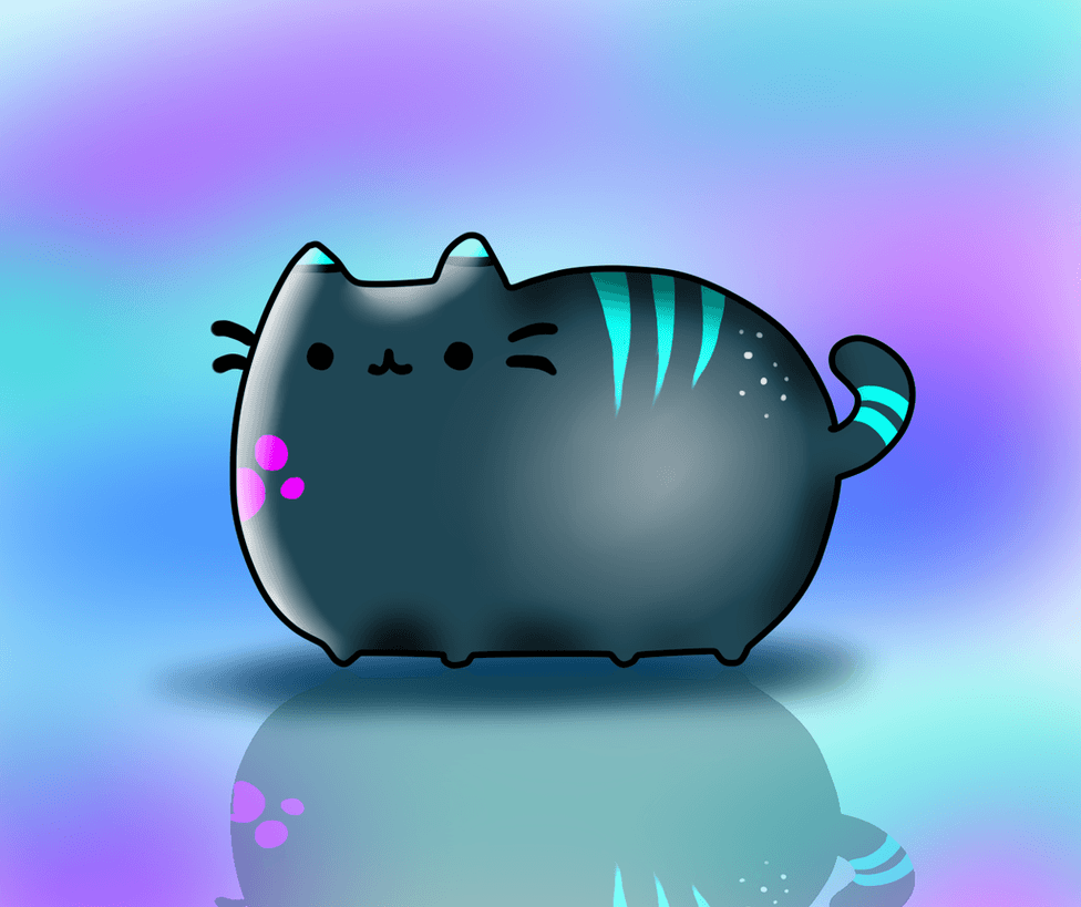 976x819 Rainbow Pusheen Wallpaper