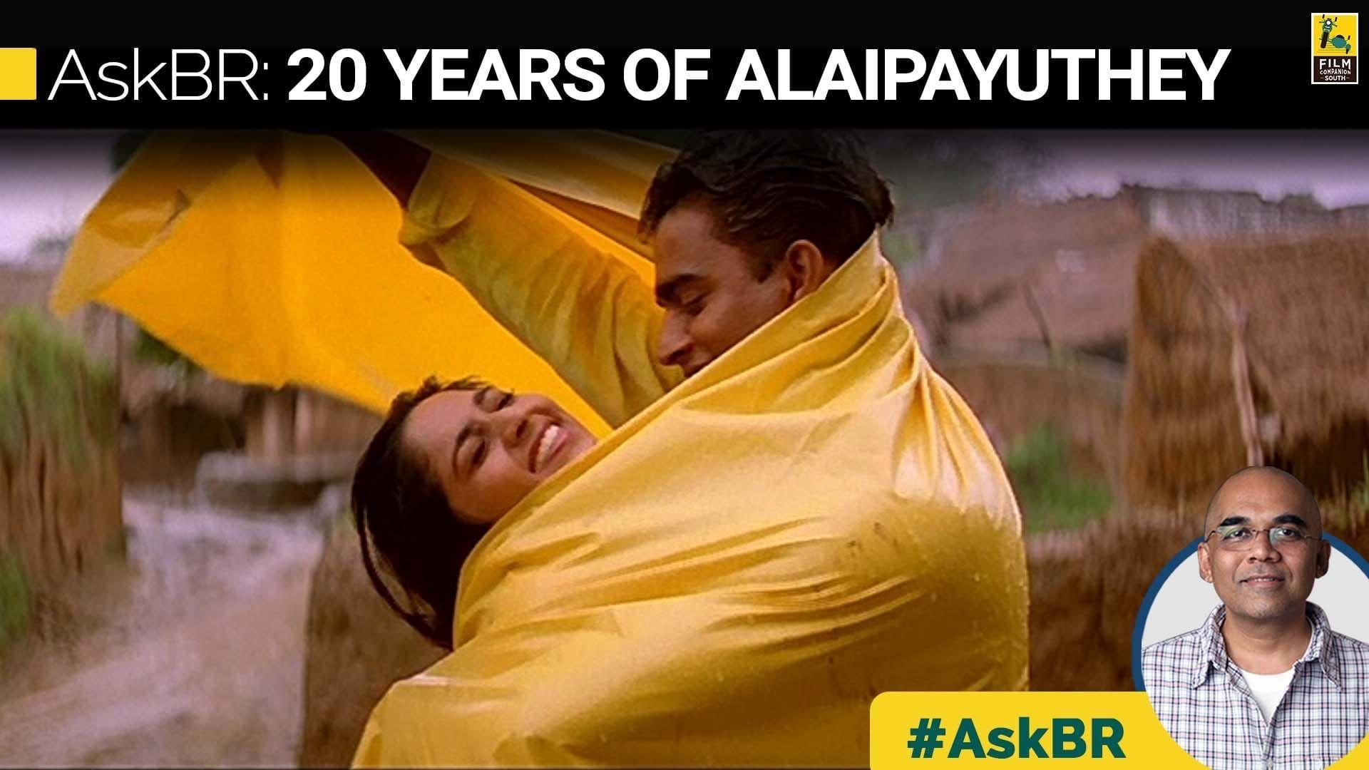 1920x1080 Film Companion South next #AskBR is on #Alaipayuthey, which turns 20 next week. (Wow! It seems like yesterday and #Shalini were playing #kadhalsadugudu in that terrace apartment!) Send