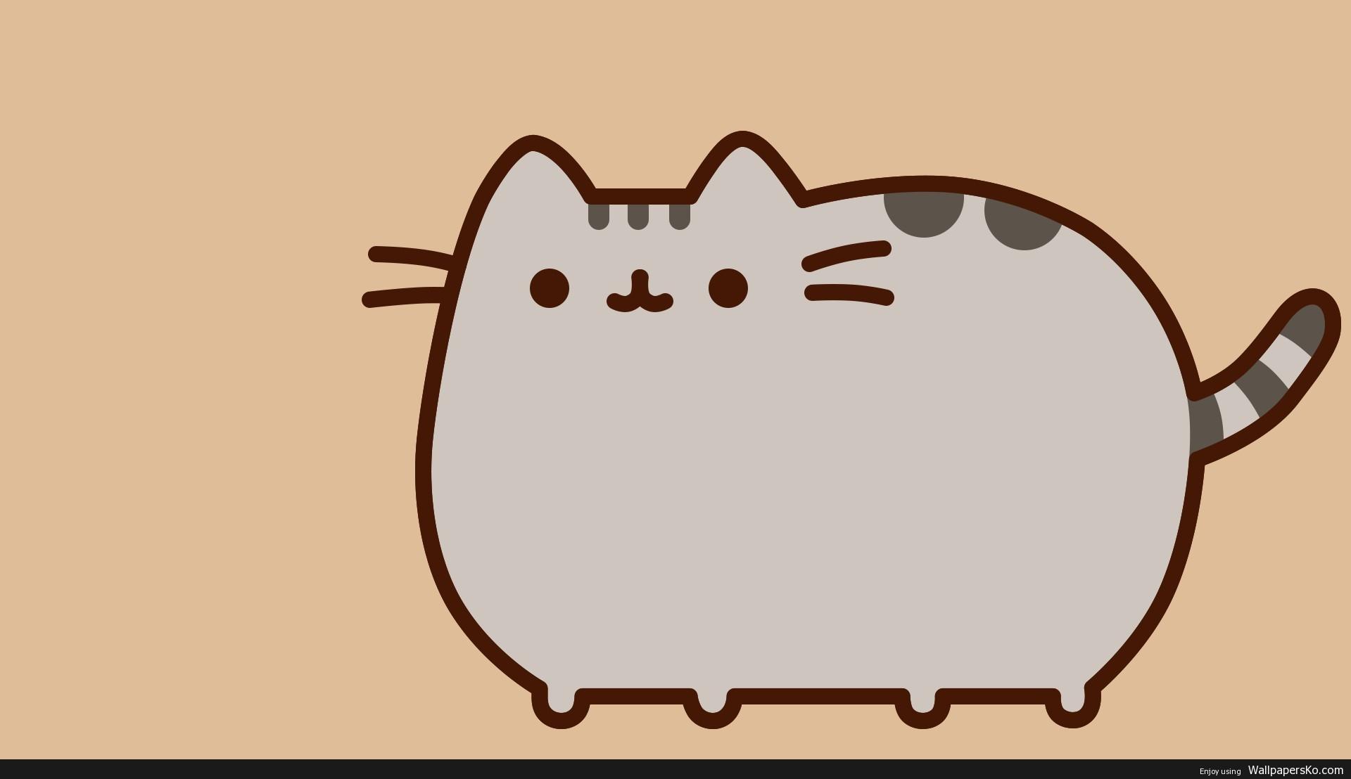 1920x1108 Pusheen Wallpaper.