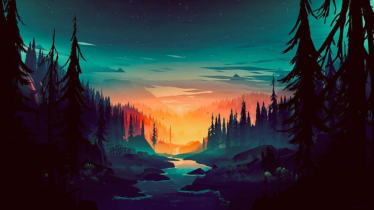 1200x675 7 78049 Small Memory 8k Wallpaper Forest Minimalist Wallpaper