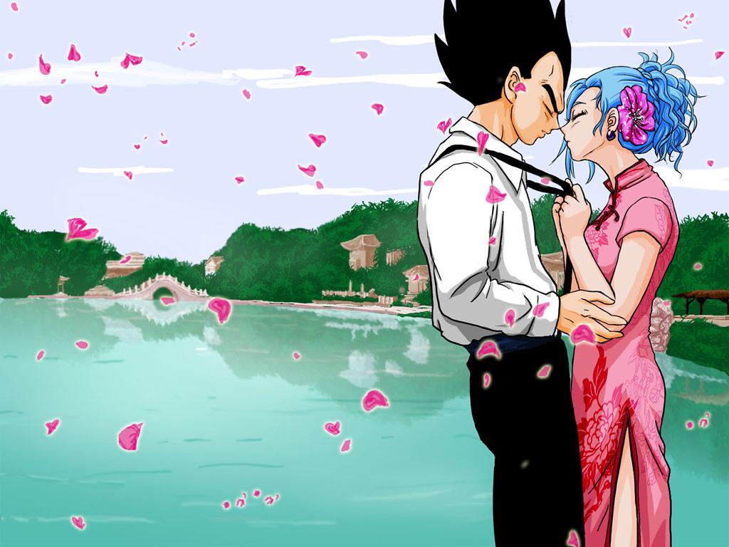 Wallpaper Bulma e Vegeta  Otanix Amino