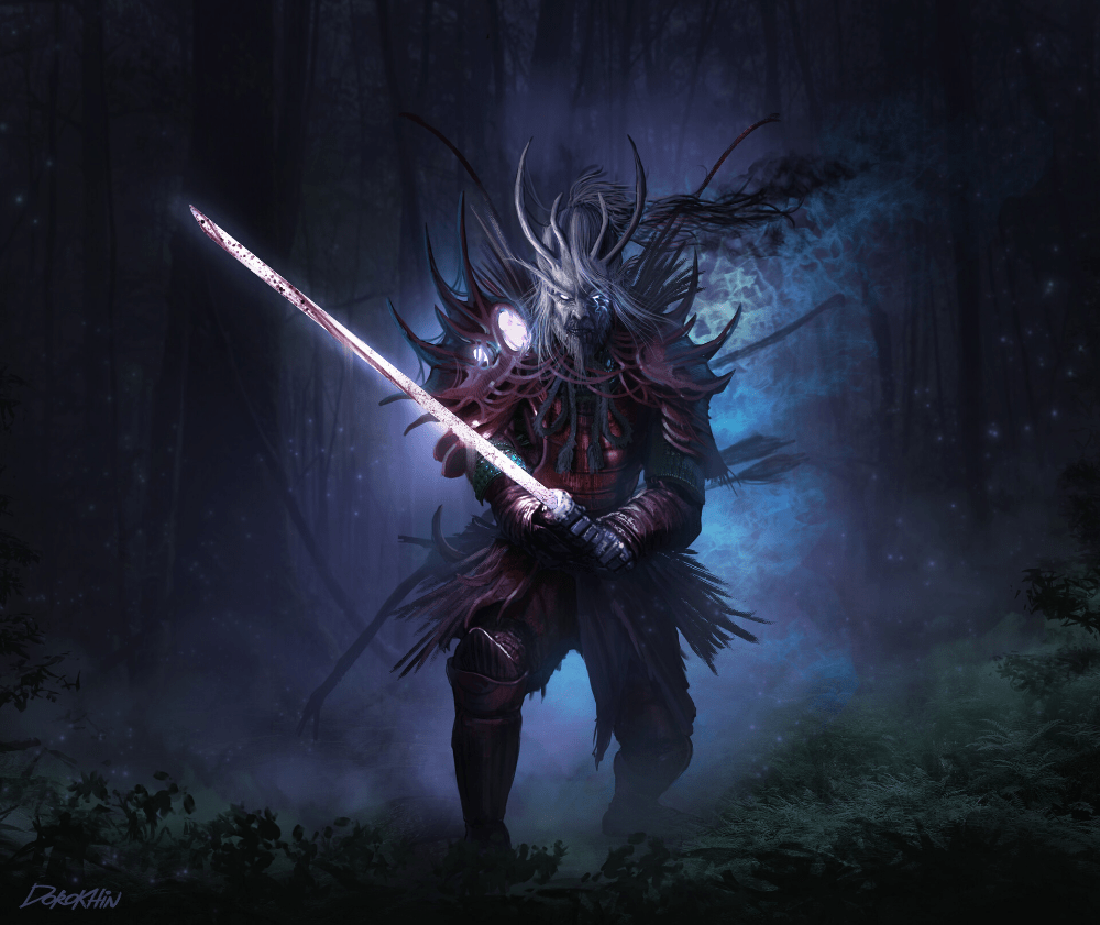 1000x841 Ninja & Samurai demons, Sergey Baboo Dorokhin. Dark fantasy artwork, Concept art characters, Samurai artwork