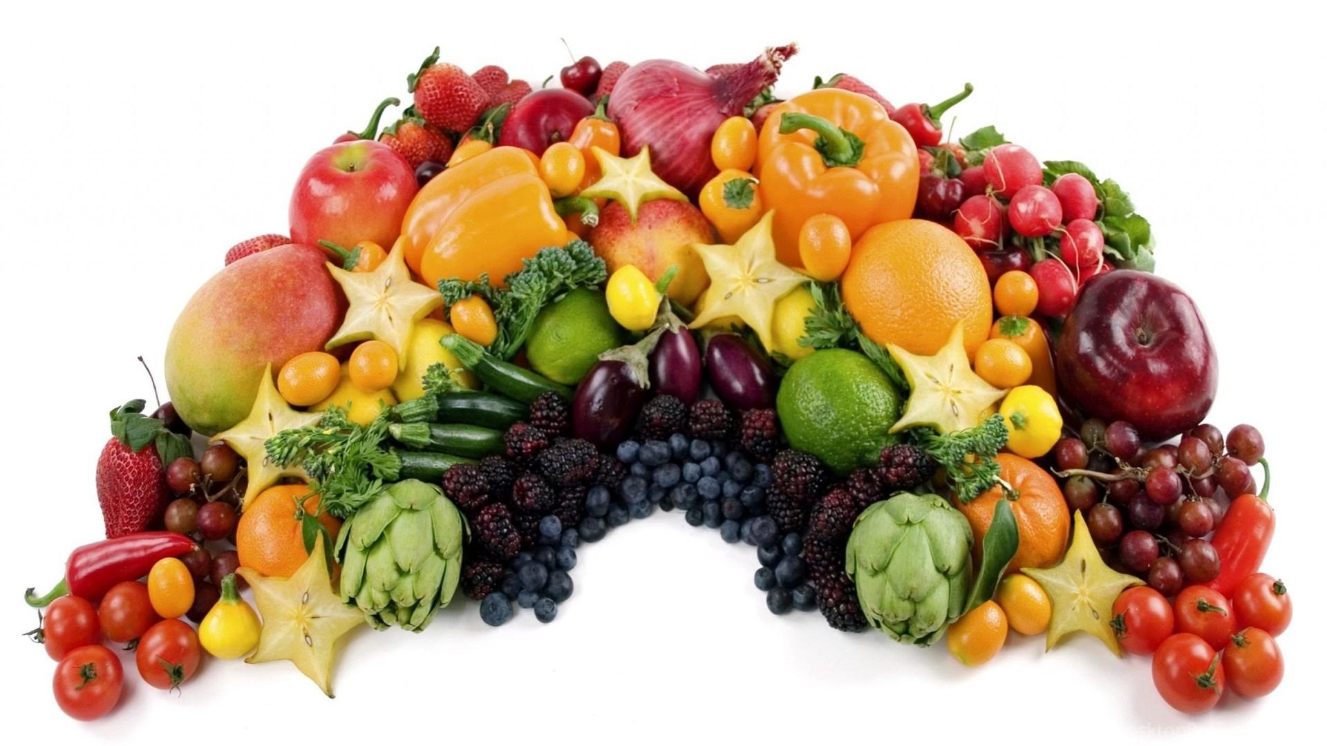 1920x1080 Rainbow Food Wallpaper Of Vegetable And Fruit Wallpaper HD Desktop Background