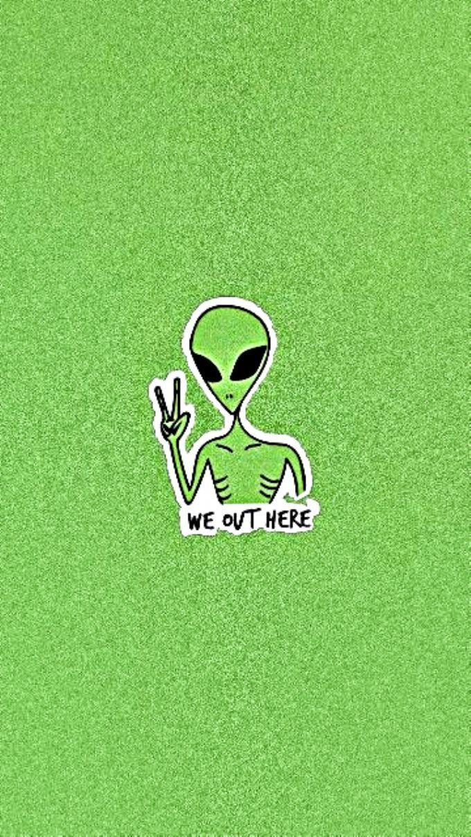 680x1207 Wallpaper Alien Aesthetic. Dark green aesthetic, Green aesthetic, iPhone wallpaper green