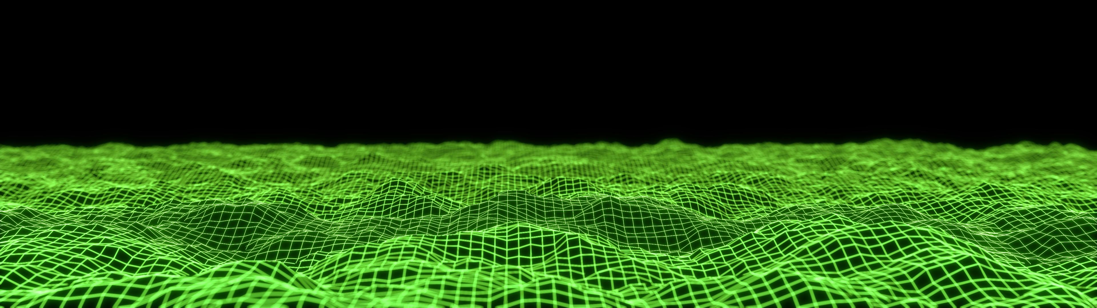 3840x1080 multiple Display, Abstract, Geometry, Lines, Digital Art, Waves Wallpaper HD / Desktop and Mobile Background