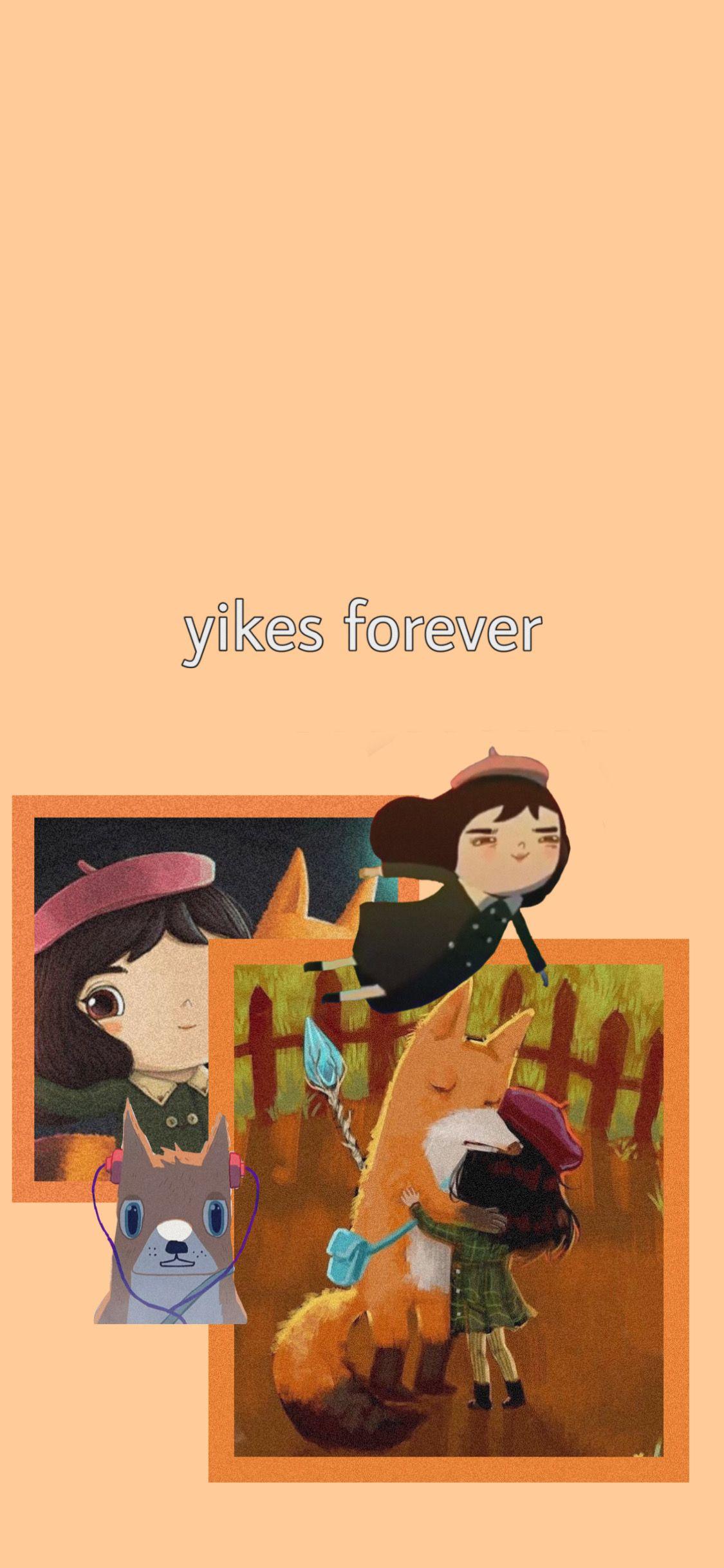 1125x2436 Little Misfortune Wallpaper. Little misfortune, Misfortune, Bow wallpaper
