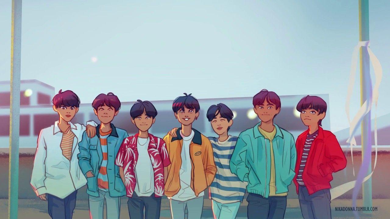1280x720 BTS Desktop Wallpaper