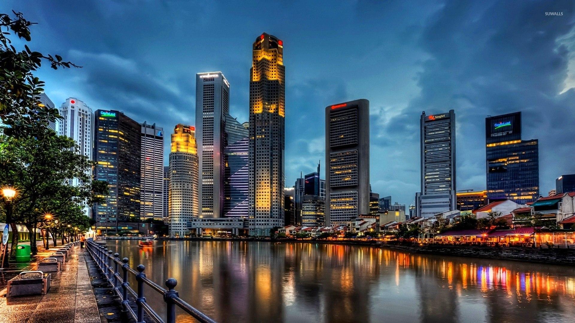 1920x1080 Singapore City HD Desktop Wallpaper 44200