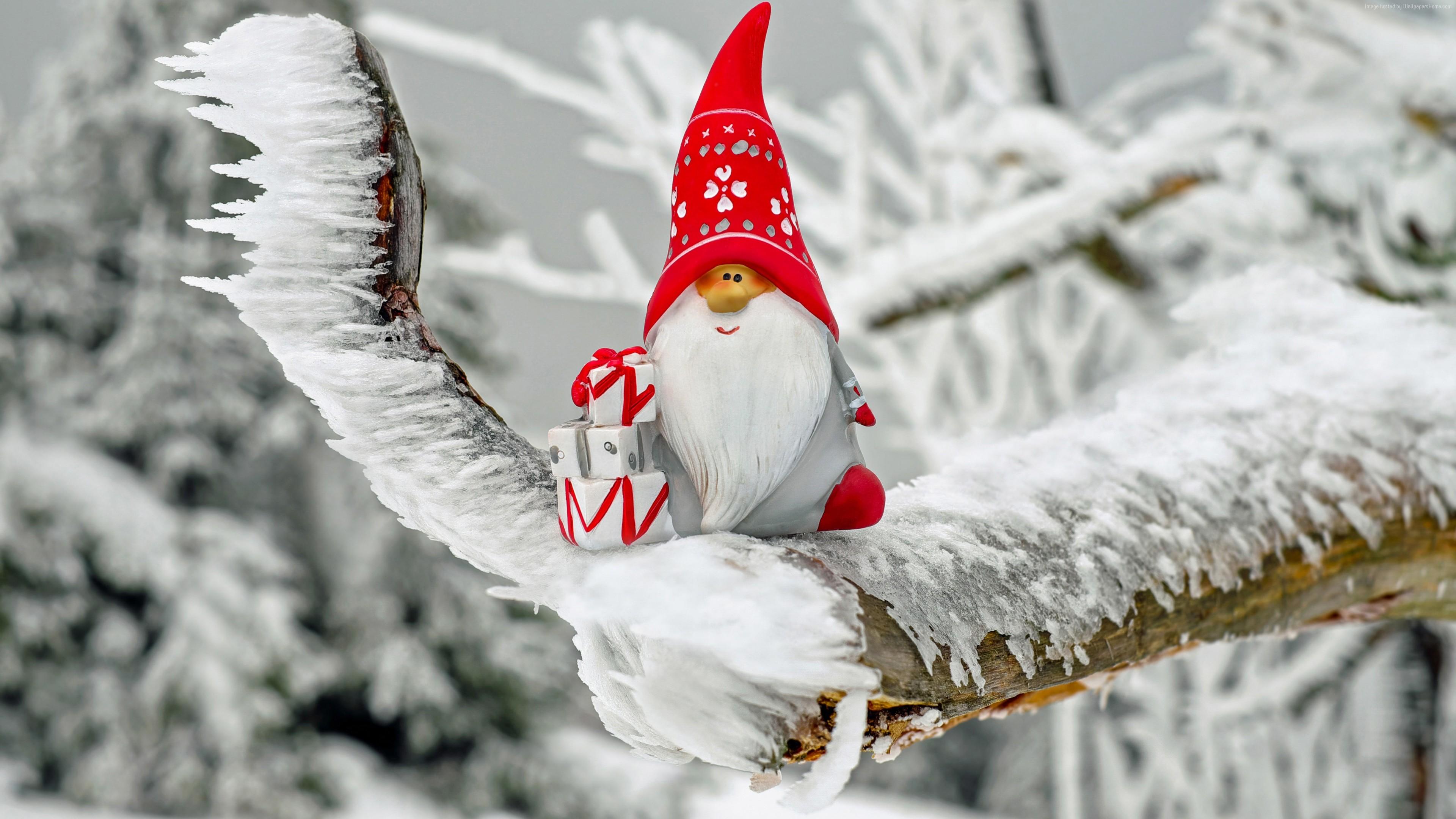 3840x2160 Wallpaper Christmas, New Year, Santa, winter, 4k, Holidays Wallpaper Download Resolution 4K Wallpaper