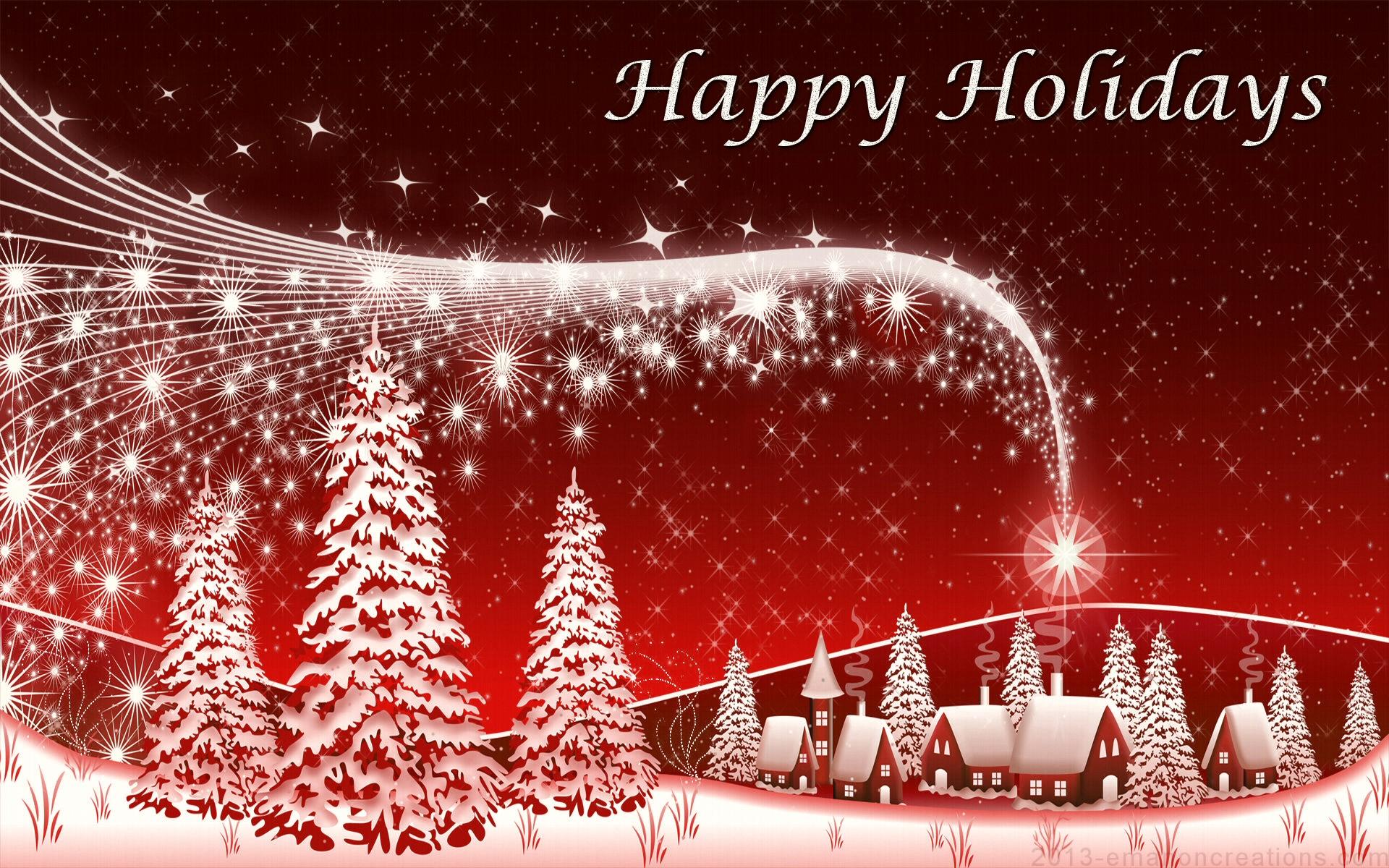 1920x1200 Happy Holidays 4K Wallpaper