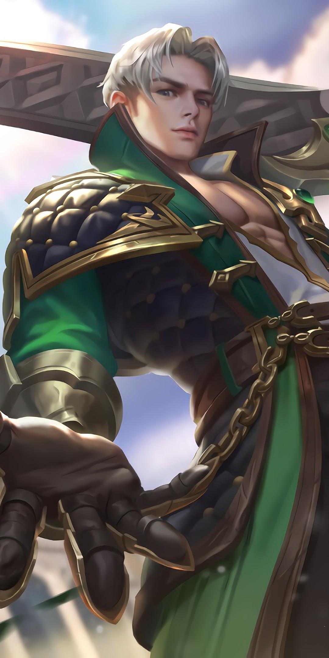 1080x2160 Alucard Lone Hero Skin Mobile Legends 4K Wallpaper