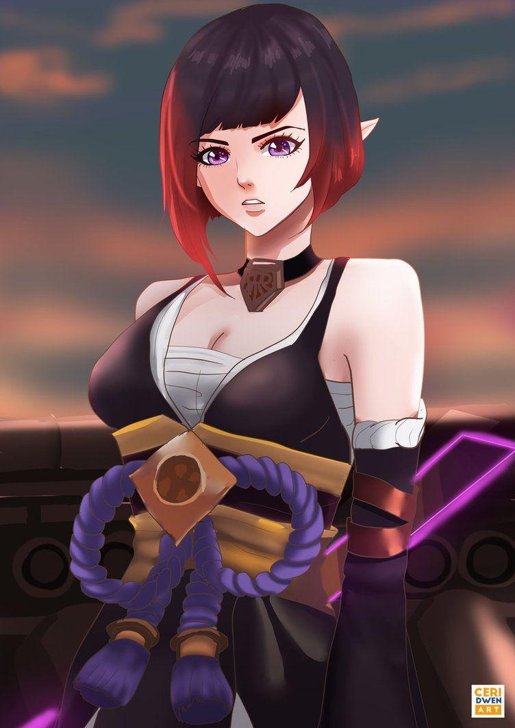 752x1063 Karina Spider Lily Mobile Legends Wallpaper