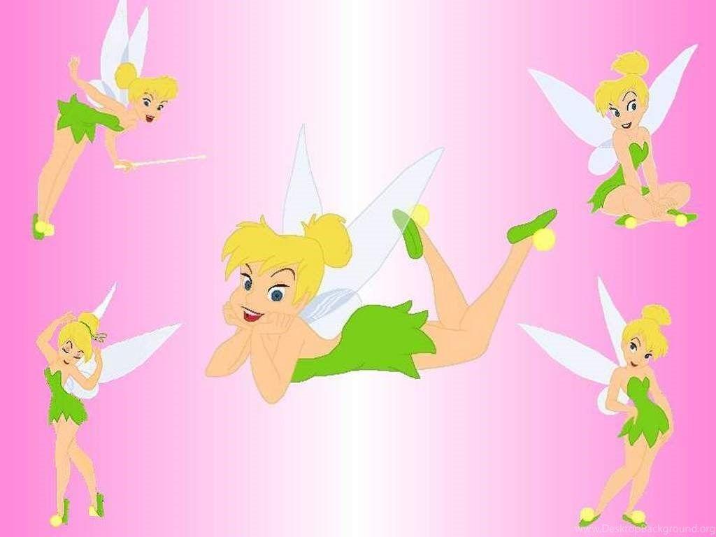 1024x768 Tinkerbell Pink Background