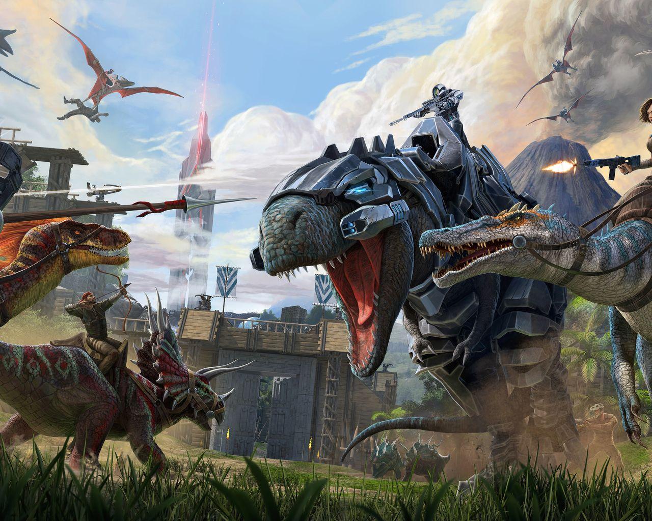 1280x1024 Ark: Survival Evolved Wallpaper Mobile. Evolve wallpaper, Ark survival evolved, Survival