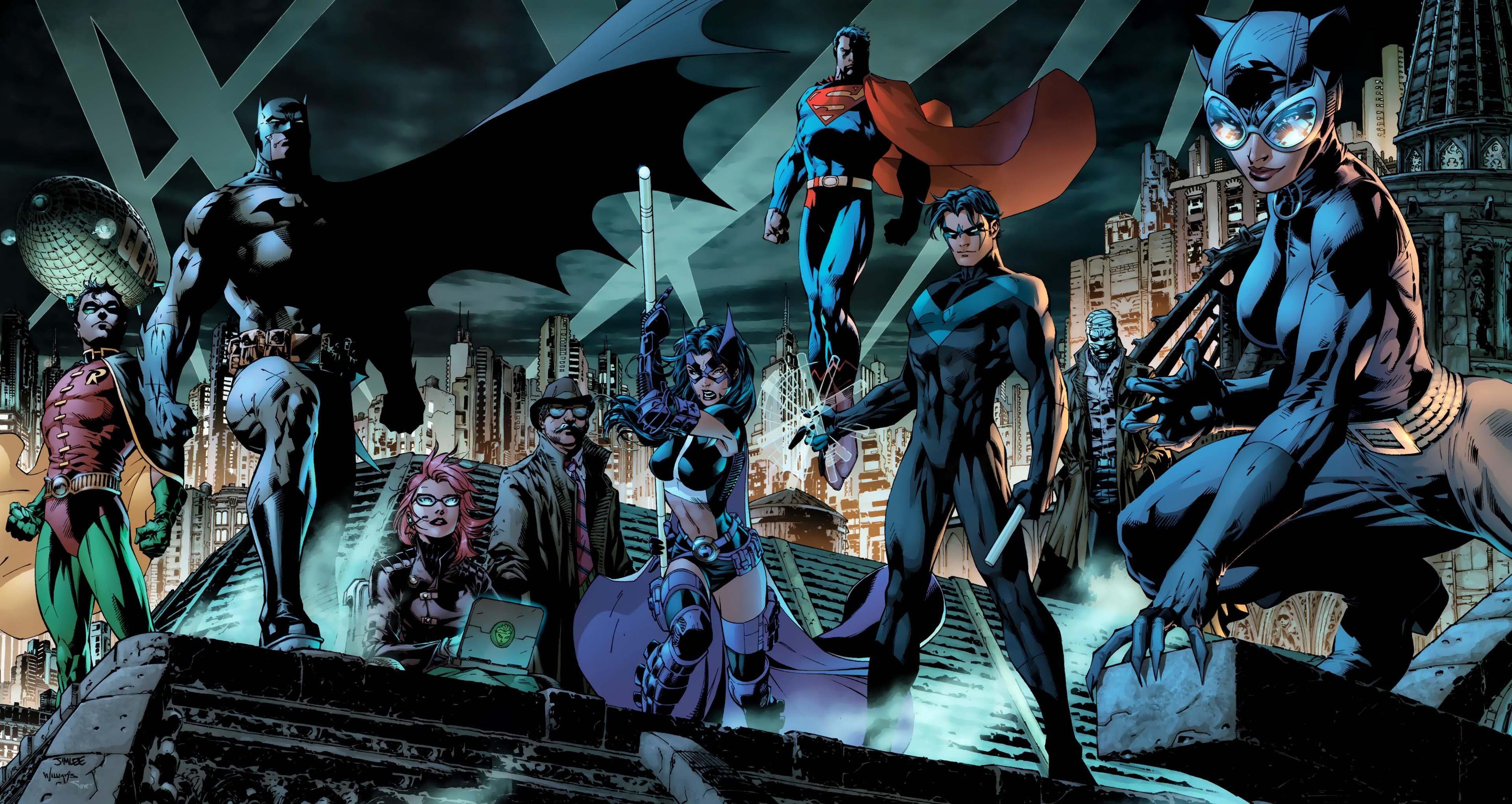 3840x2042 Jim Lee Batman Wallpaper Family Jim Lee
