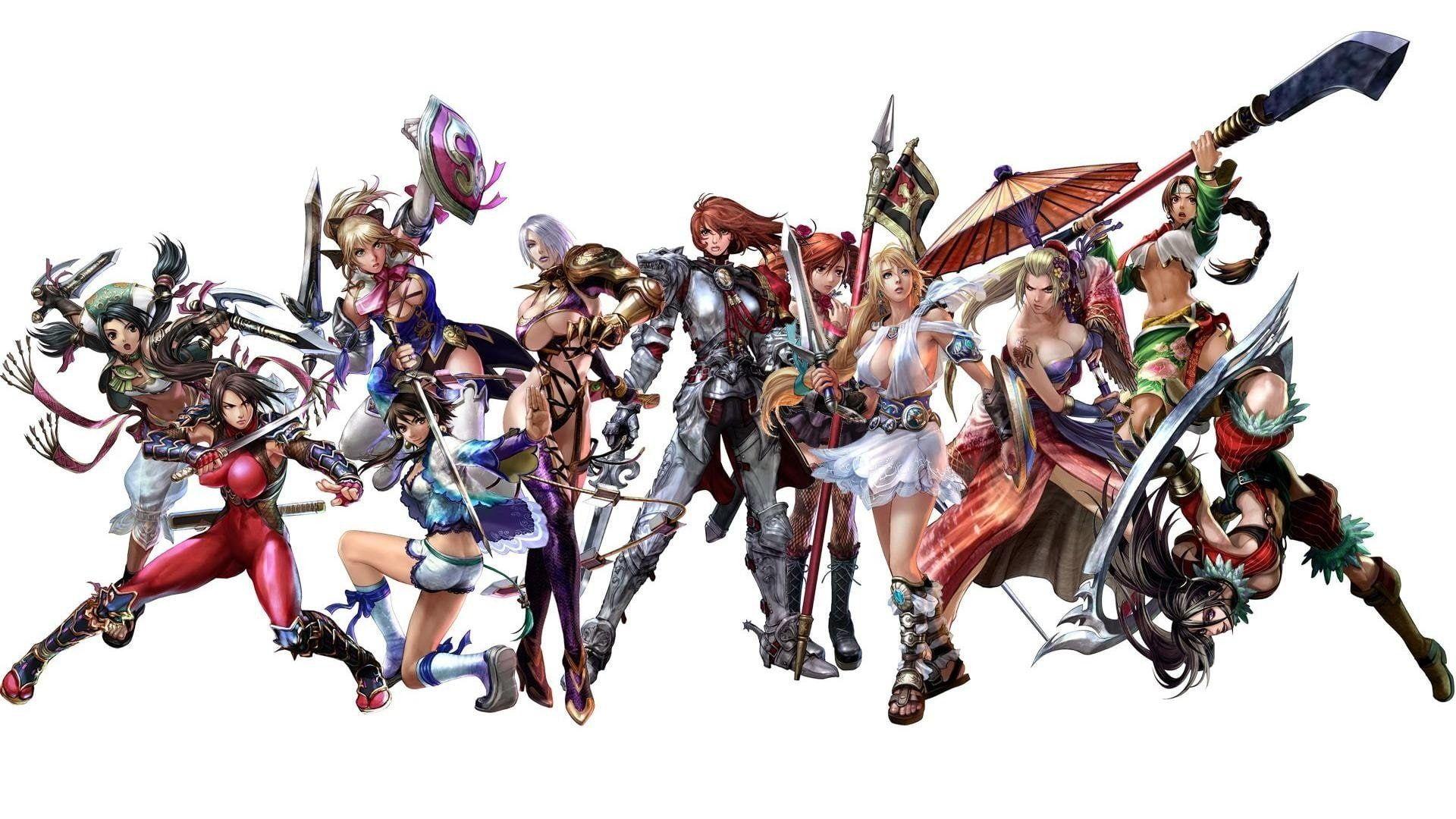 1920x1080 Soulcalibur SoulCalibur IV Amy Sorel Cassandra Alexandra Chai Xianghua Hildegard von Krone Isabella Valent. Soul calibur, Soul calibur characters, Game character