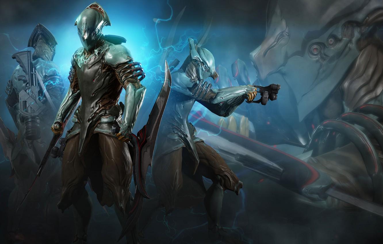 1332x850 Wallpaper weapons, warrior, Volt, game, electric, warframe, Volt, warframe, natural, copy image for desktop, section игры