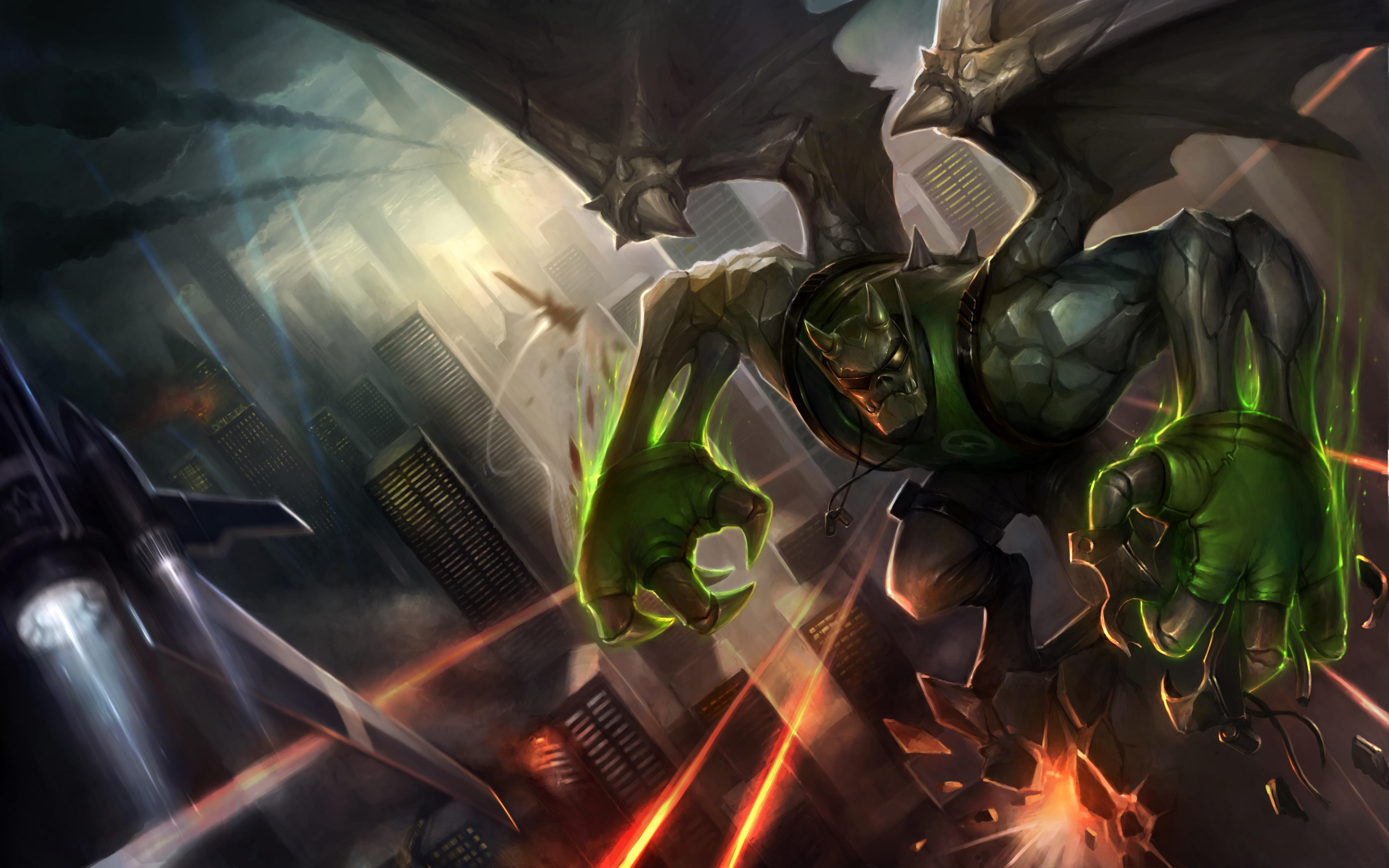 4800x3000 Commando Galio. Wallpaper & Fan Arts. League Of Legends