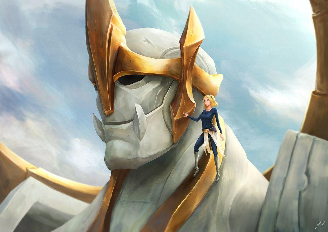 1063x752 Young Lux and Galio and Stone by cheesewoo. League of legends, Lol league of legends, League of legends characters