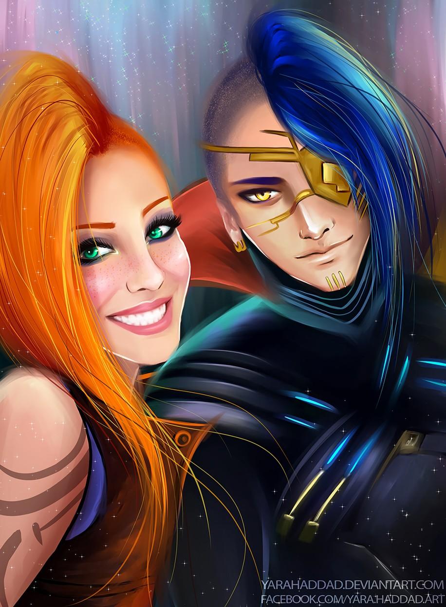 916x1246 Odyssey Jinx & Kayn. Wallpaper & Fan Arts. League Of Legends