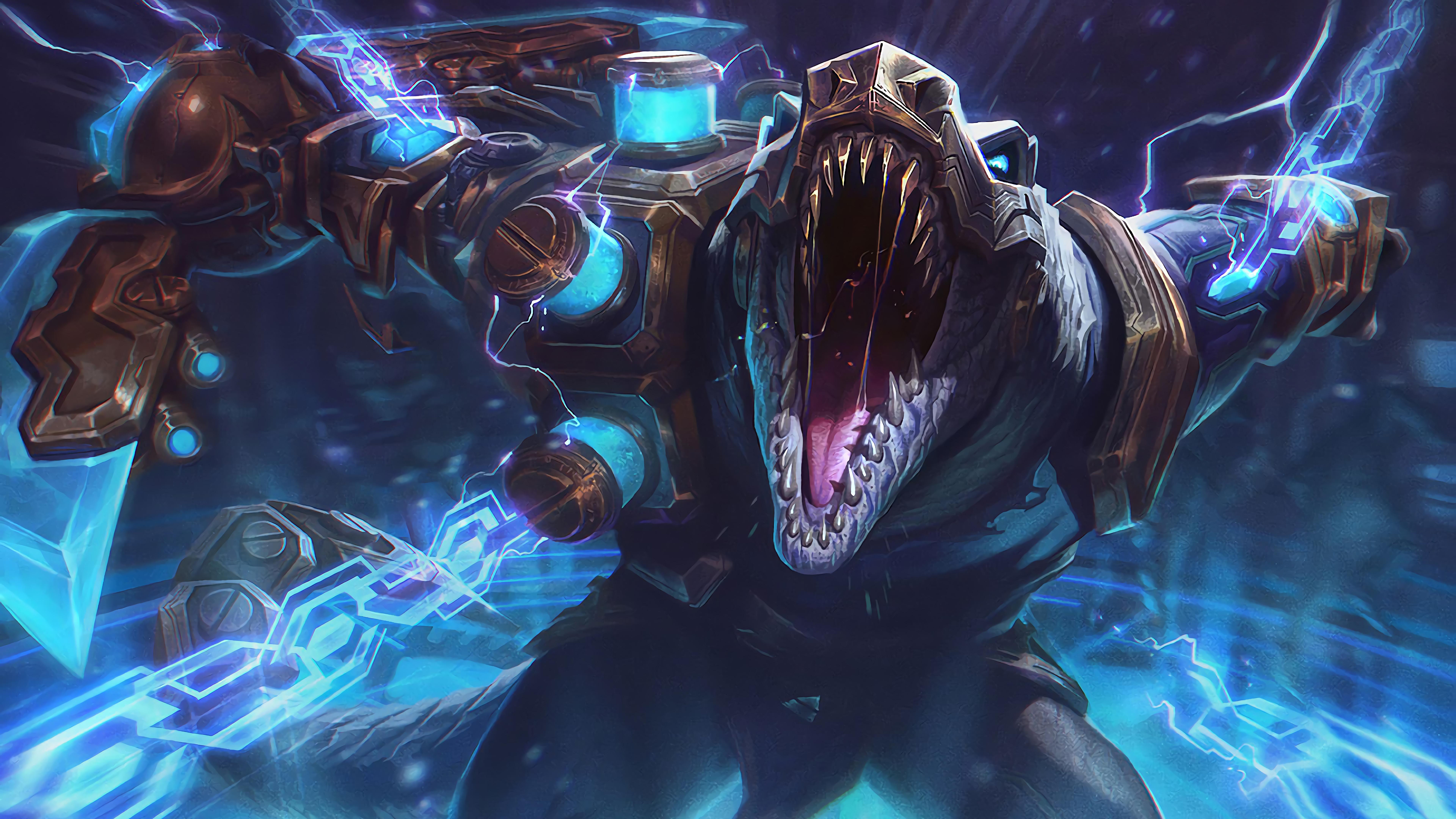 7680x4320 Hextech of Legends 4K 8K HD LoL Wallpaper