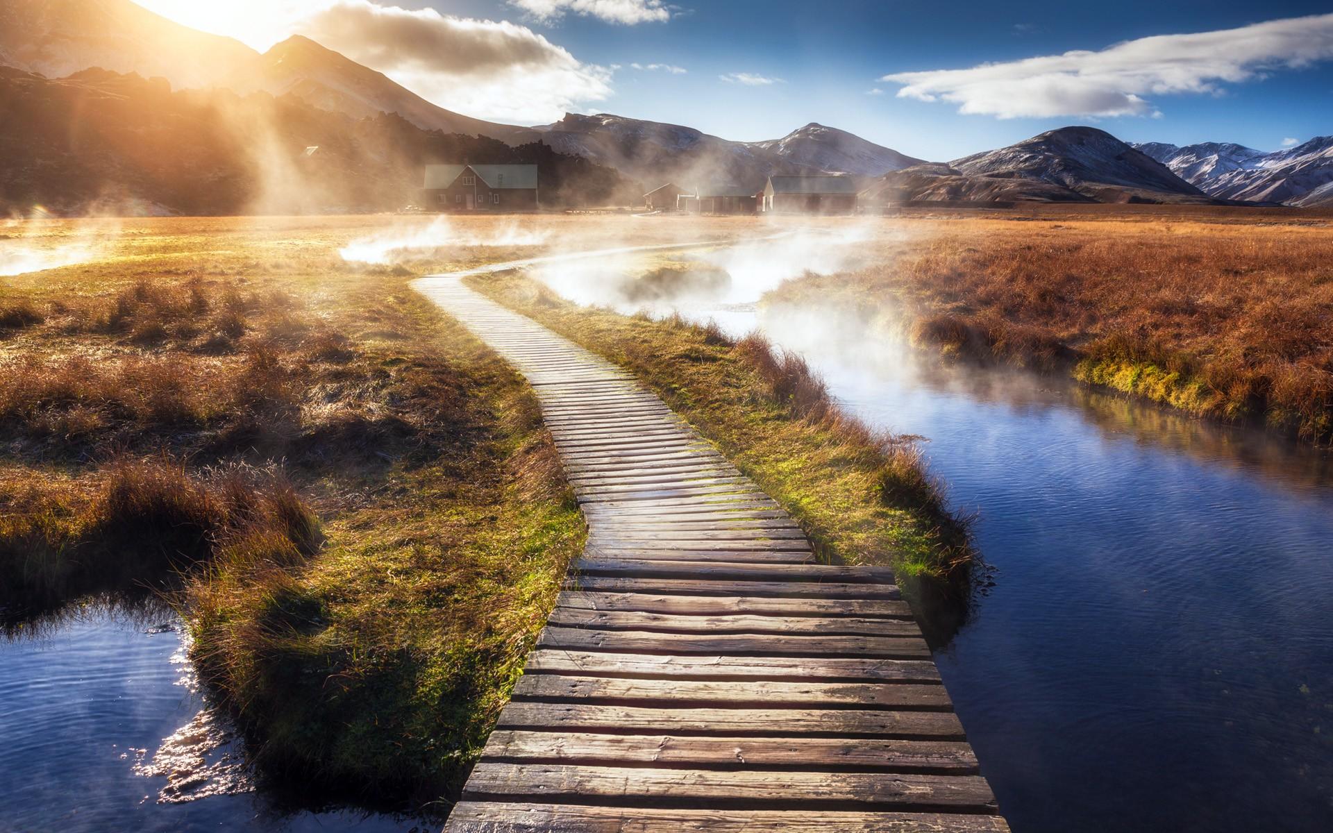1920x1200 Wooden Path, HD Nature, 4k Wallpaper, Image, Background, Photo and Picture