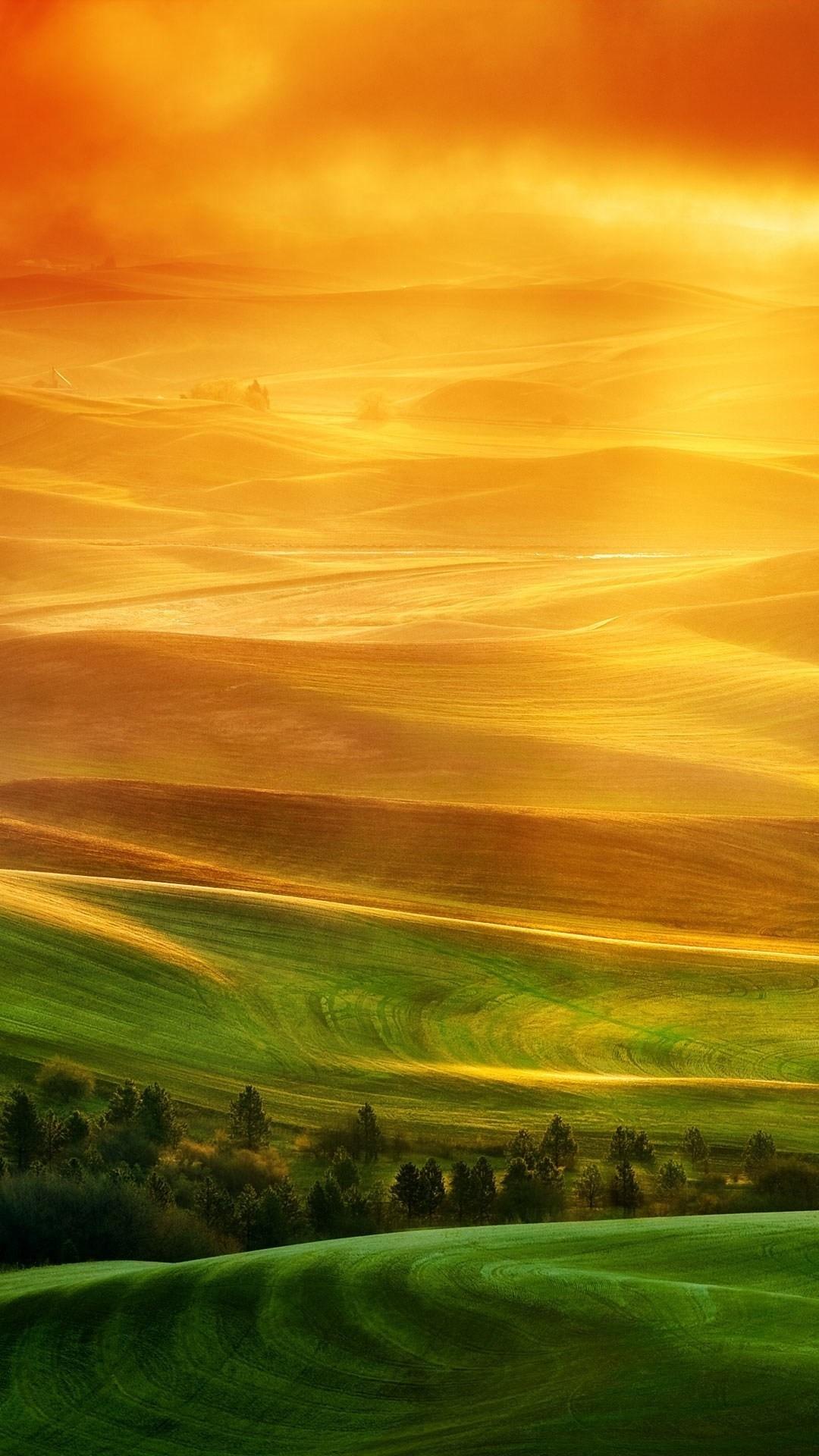 1080x1920 Orange Sky Wallpaper