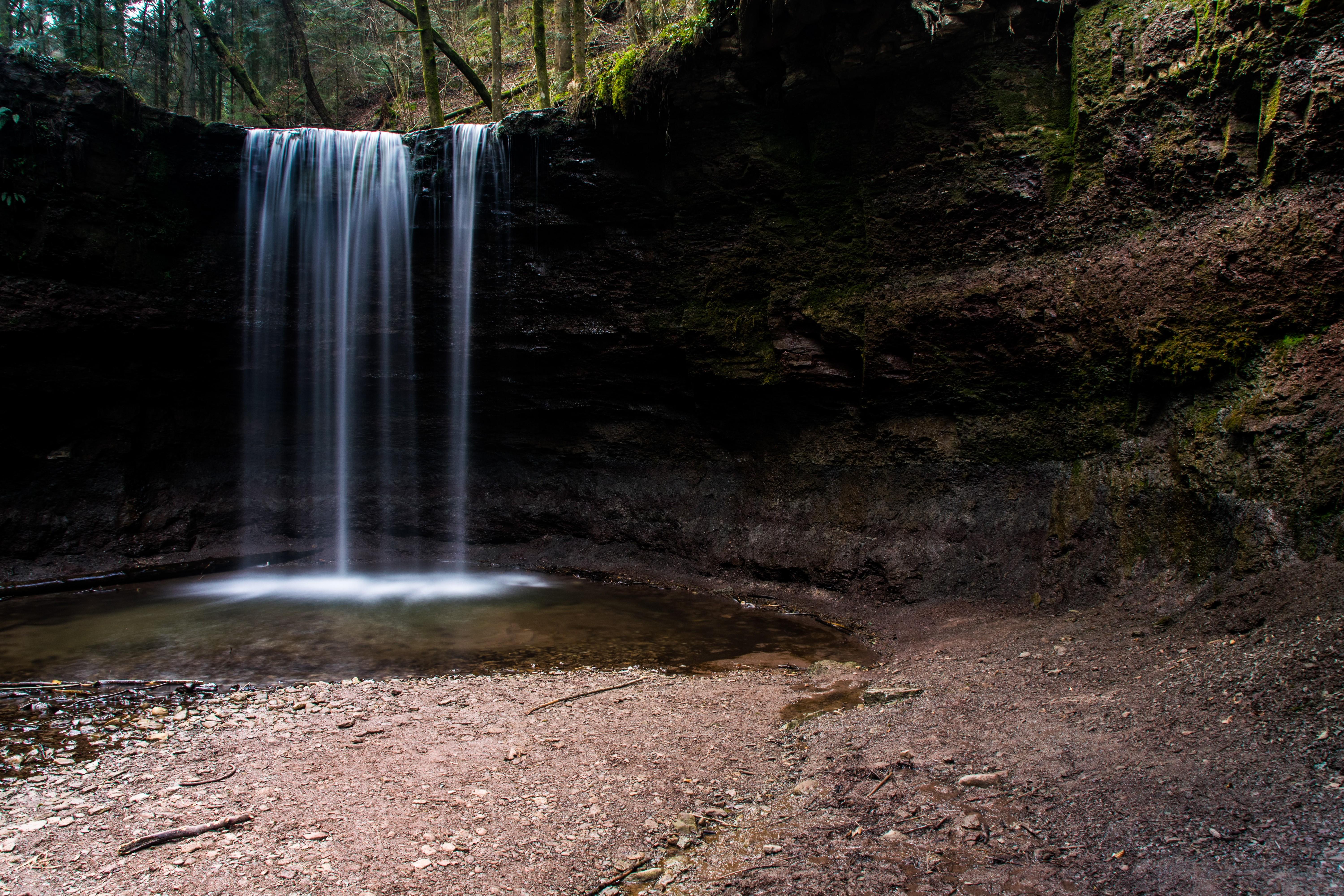 6000x4000 nature, Night, Long Exposure, Waterfall Wallpaper HD / Desktop and Mobile Background