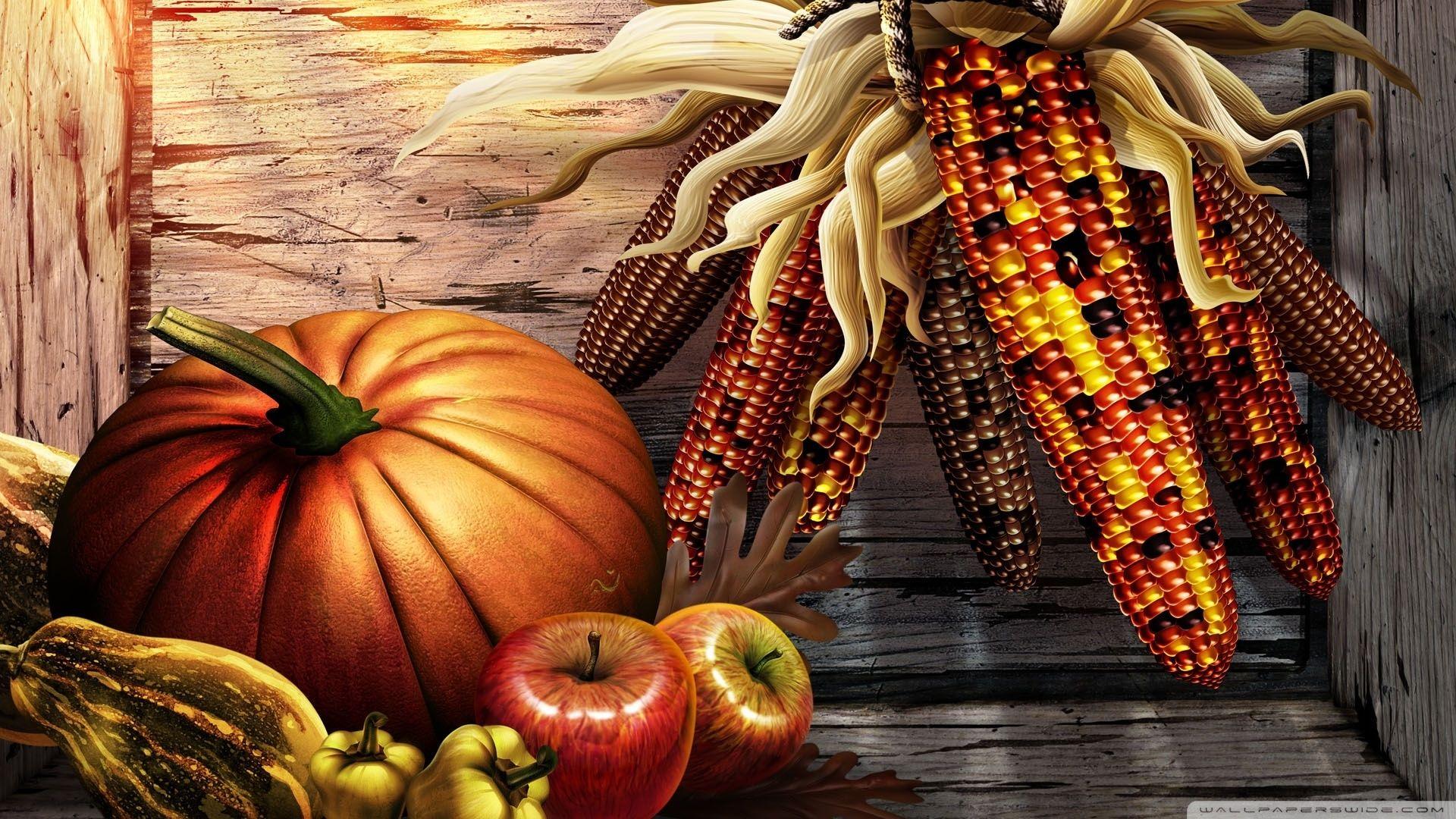 1920x1080 Fall Pumpkin Wallpaper
