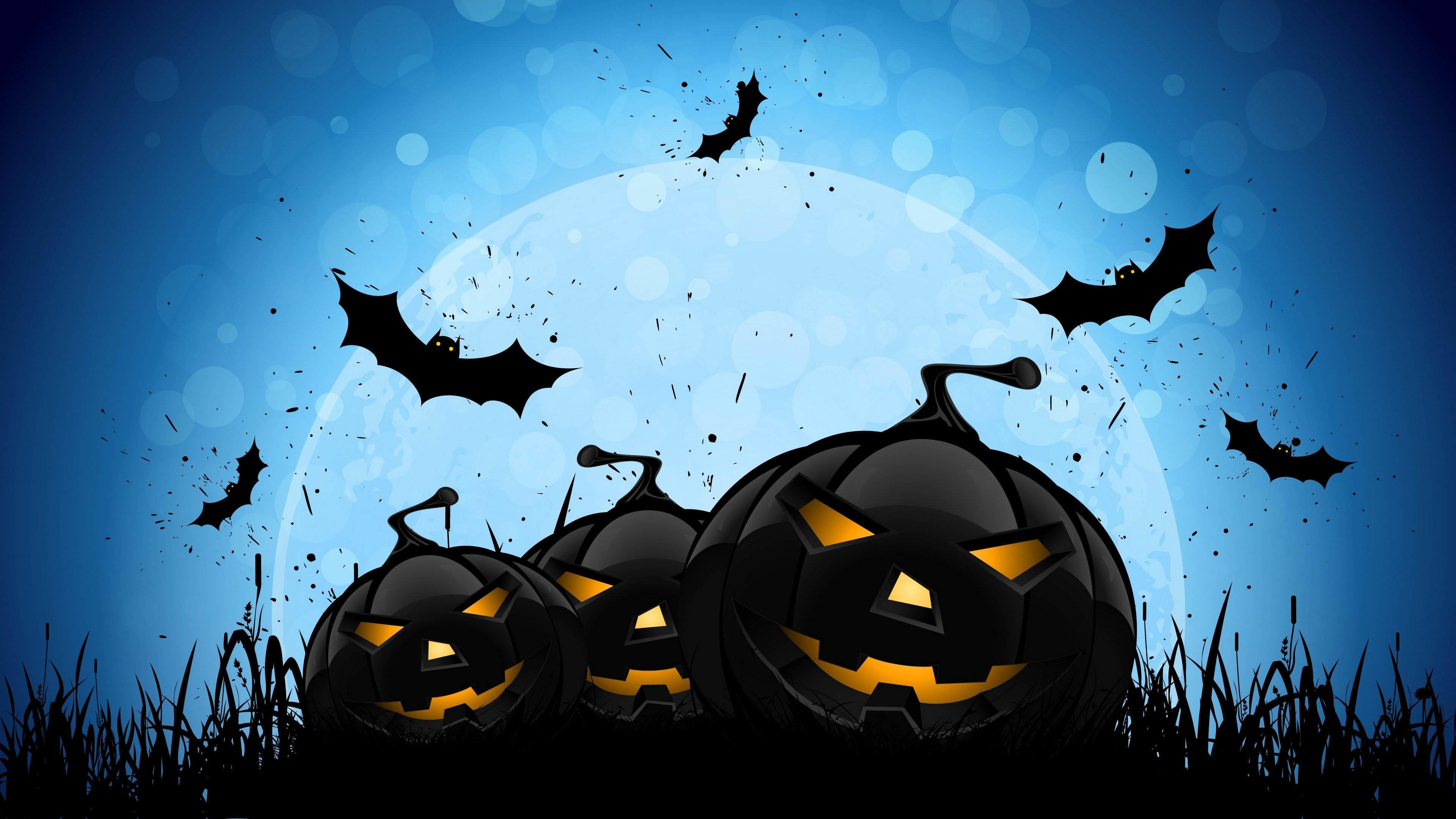 3840x2160 Download 3840x2400 wallpaper pumpkin, halloween, digital art, 4k, ultra HD 16: widescreen, 3840x2400 HD image, background, 397