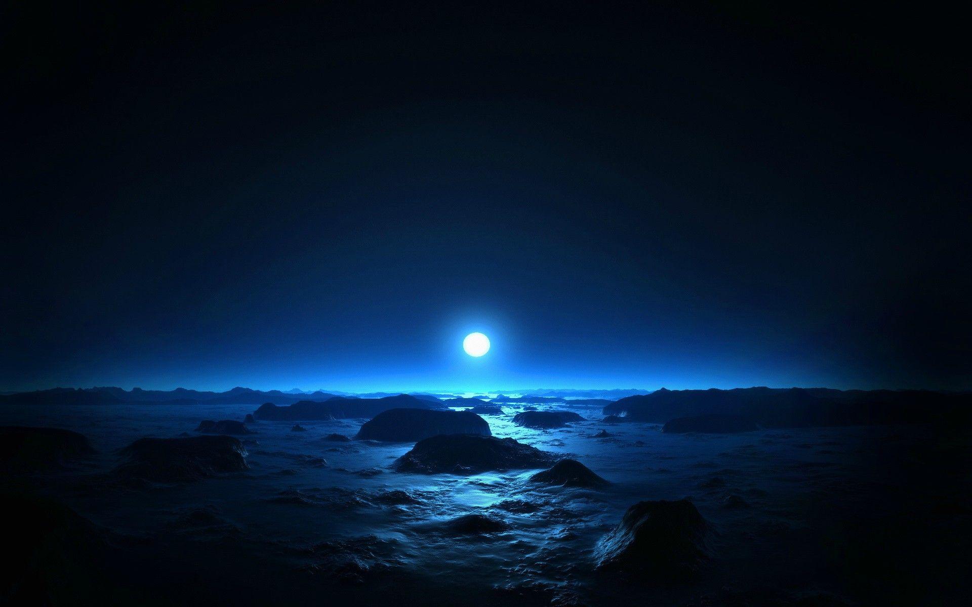 1920x1200 Wallpaper (All 1080p, No watermarks). Nature wallpaper, Blue moon, Night skies