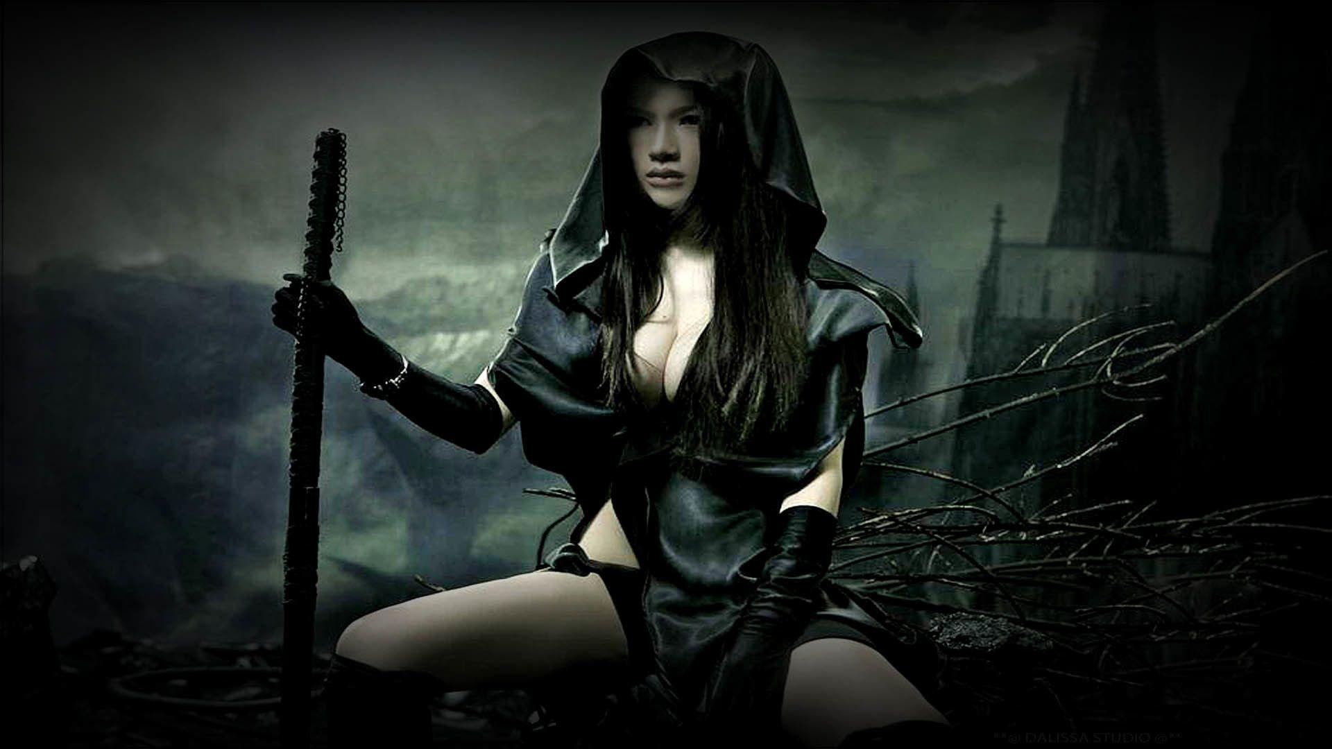 1920x1080 Medieval Female Wallpaper