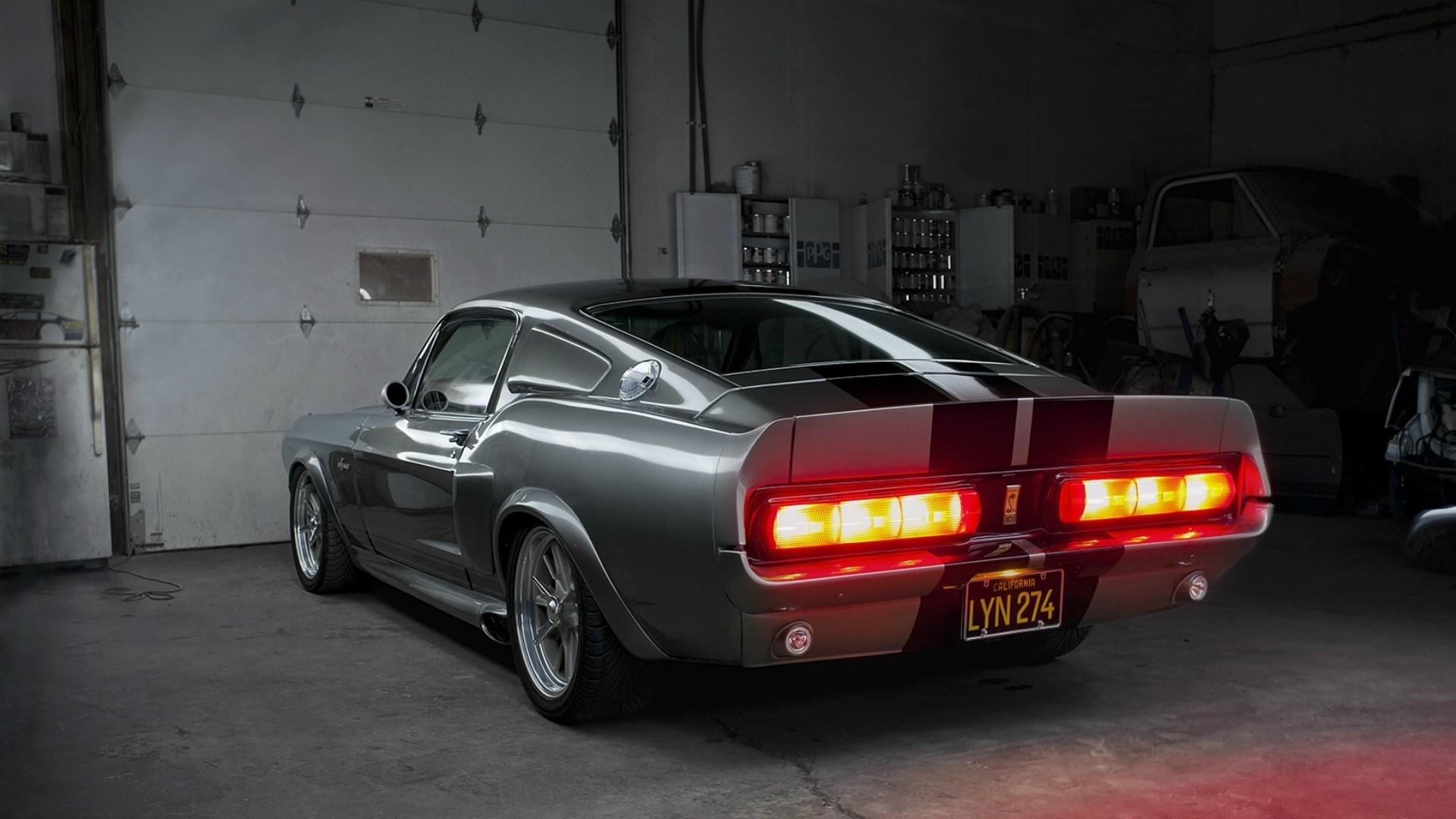 1920x1080 Ford Mustang GT500 Shelby Eleanor Garage Back