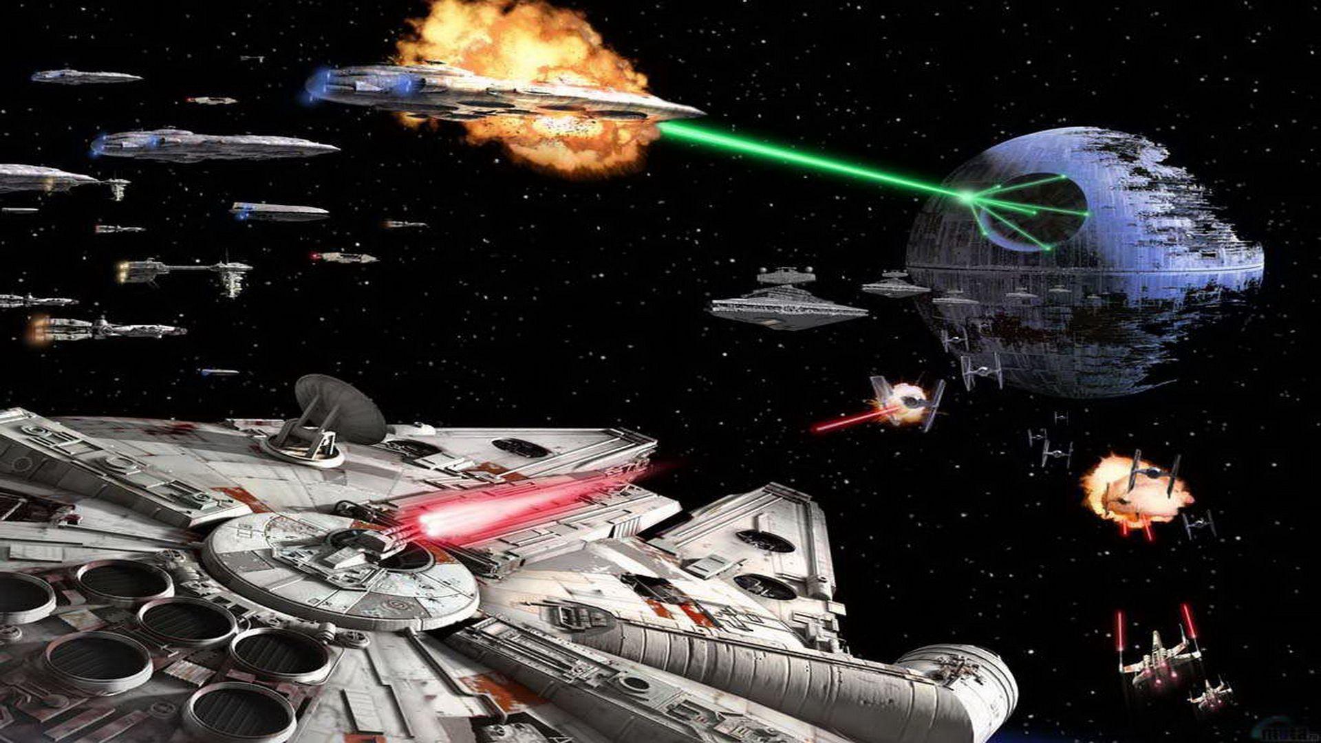 1920x1080 Battle Of Endor Wallpaper