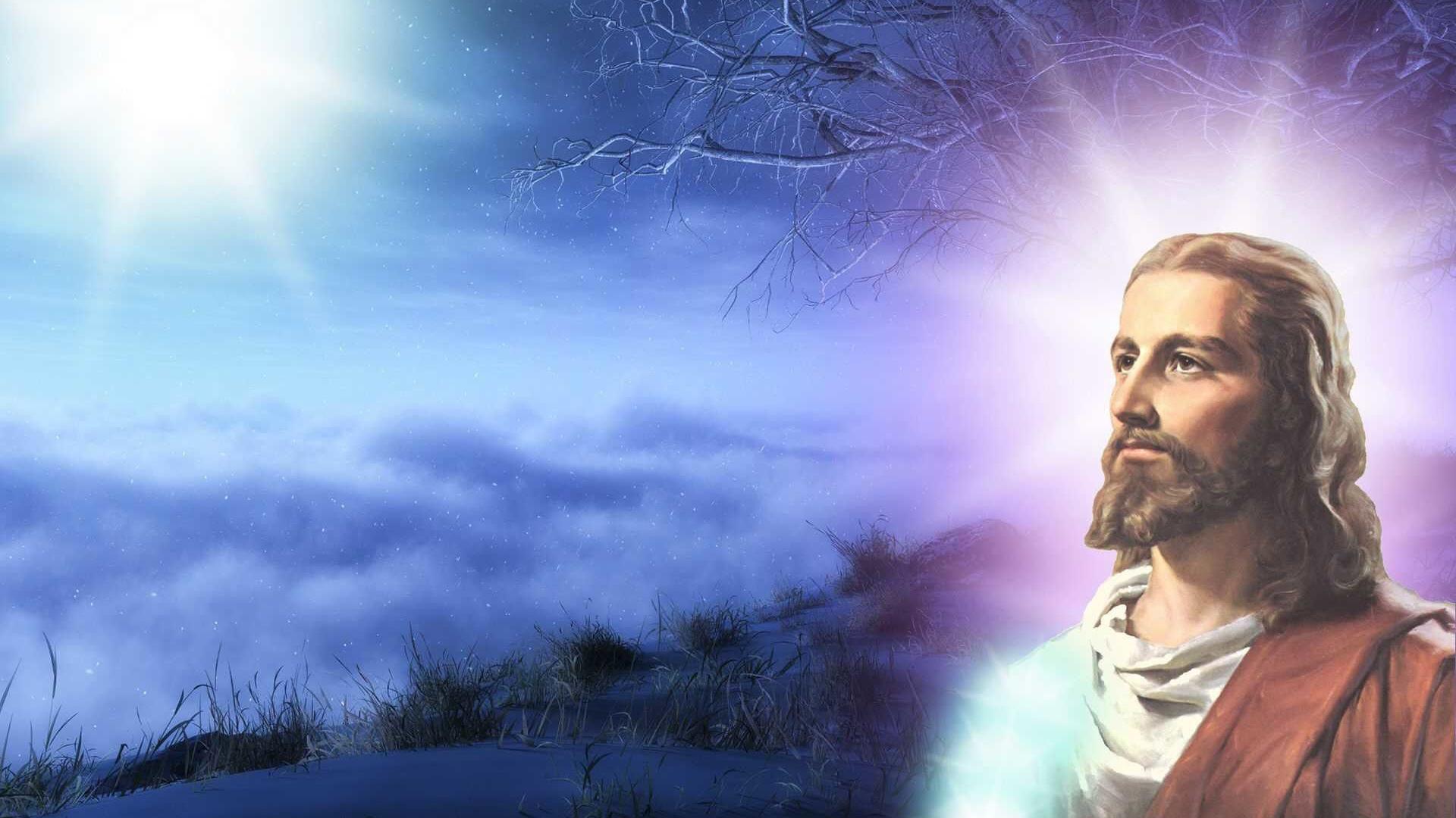 1920x1080 Jesus Christ With Lighting Background HD Jesus Wallpaper
