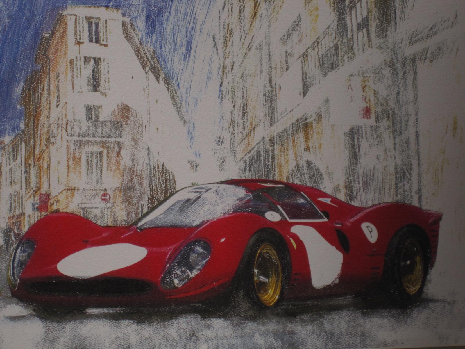 1600x1200 Artist's Favorite: 1966 1967 Ferrari 330 P3 And P4