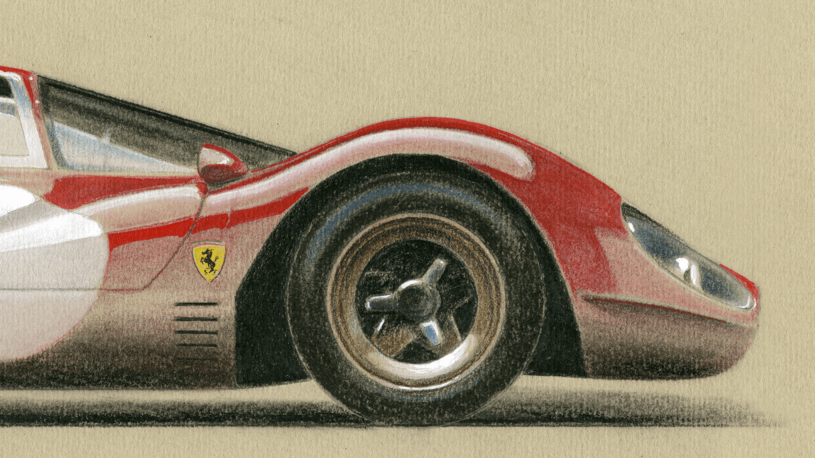 1600x900 Ferrari 330 P3 4 Art Print. Simply Petrol Car Art