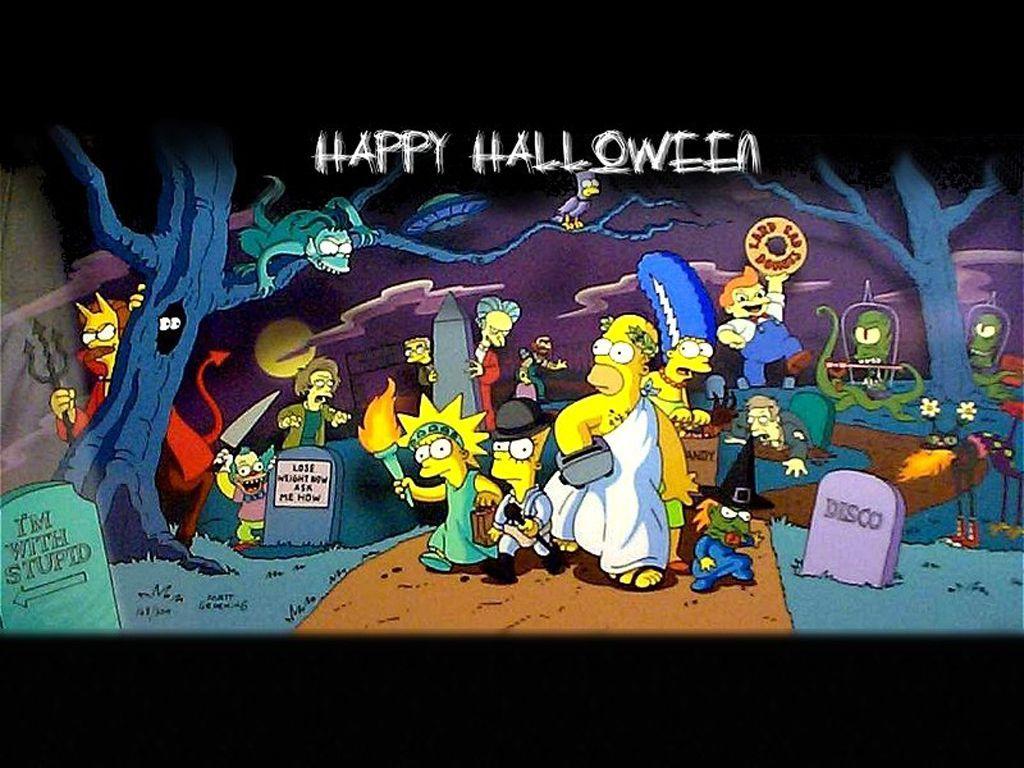 Simpsons Halloween Wallpapers Top Free Simpsons Halloween Backgrounds