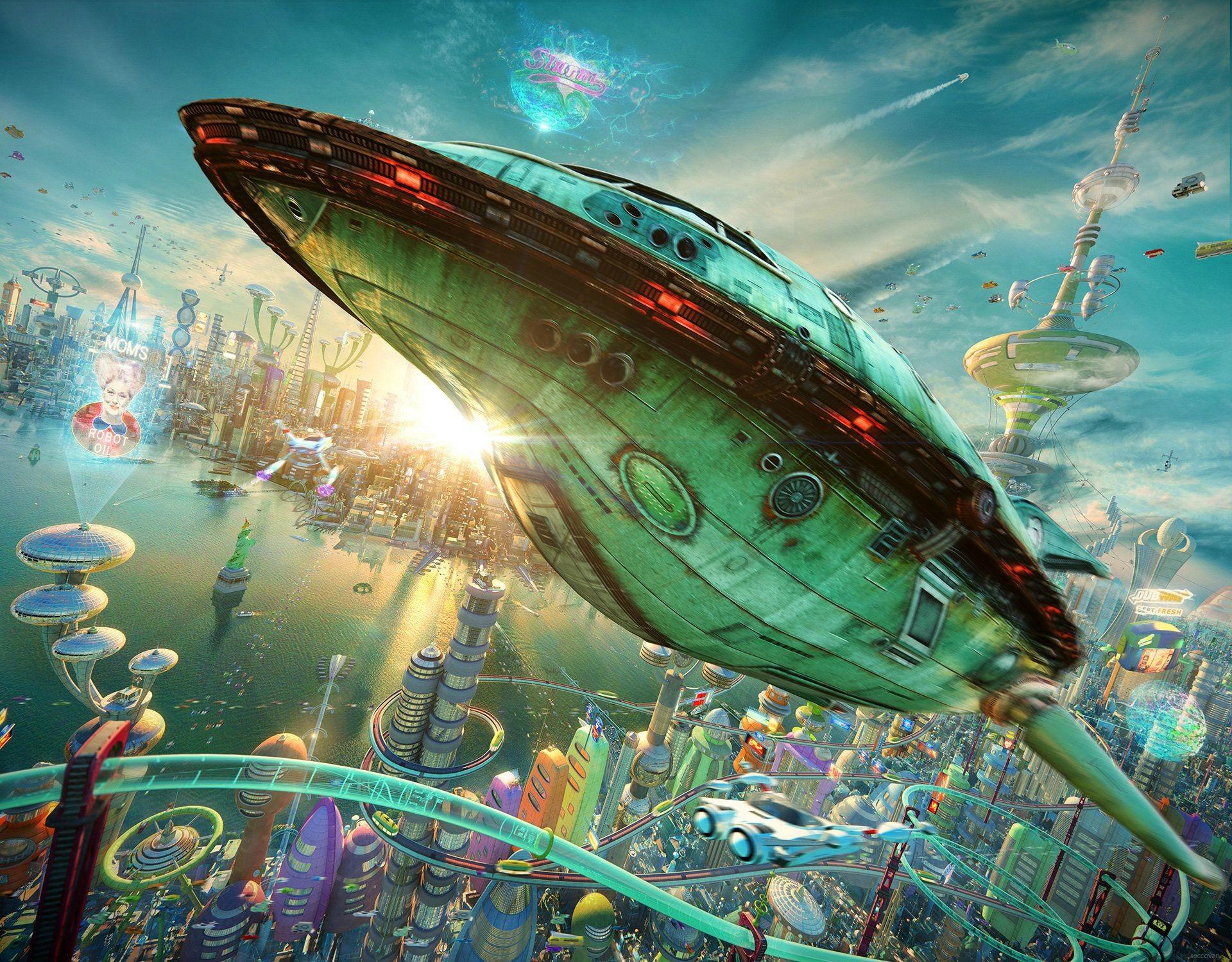 1920x1500 All The Futurama Wallpaper