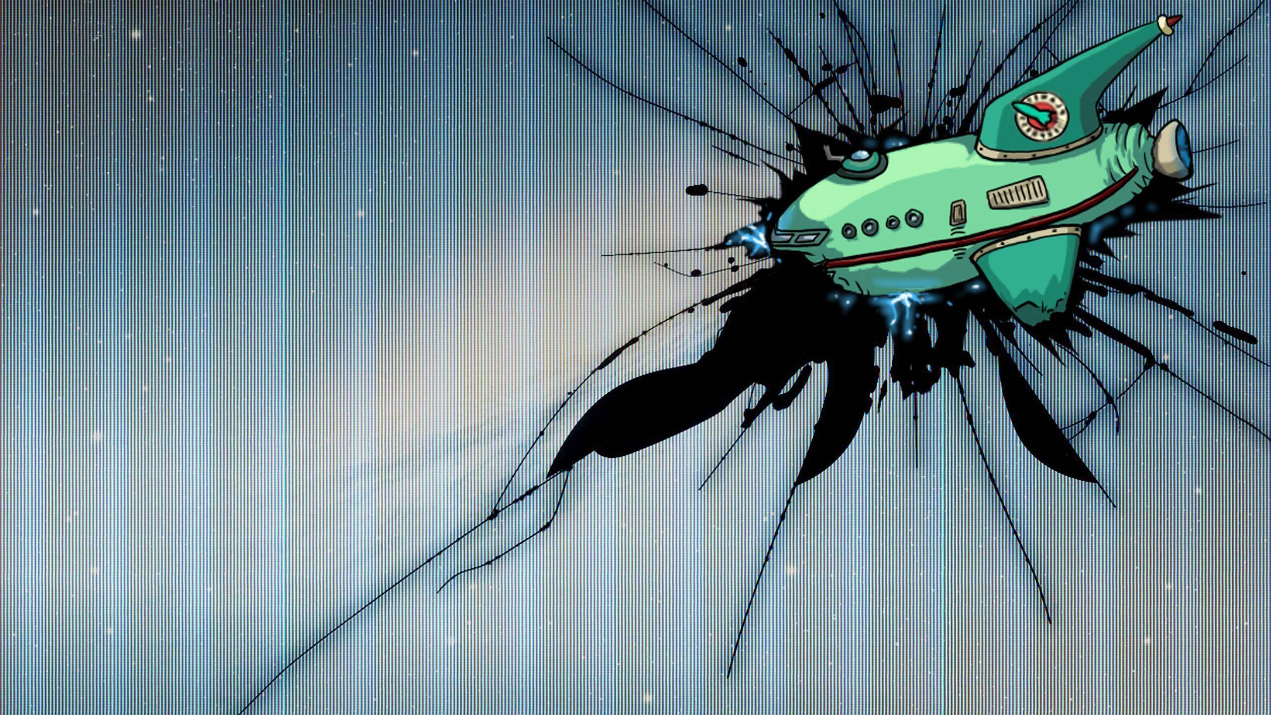 2560x1440 Futurama Wallpaper