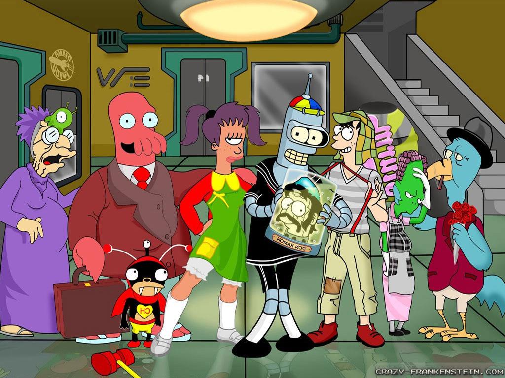 1024x768 Futurama wallpaper