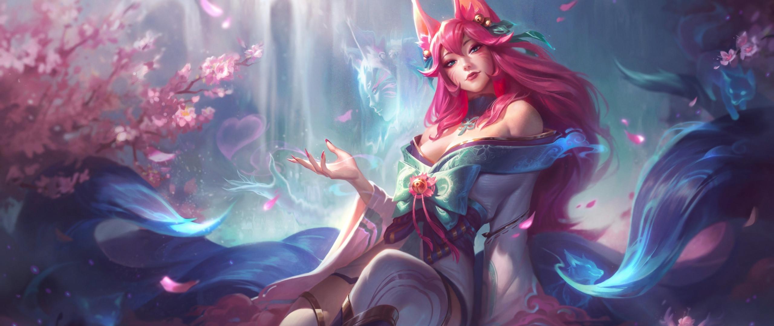 2560x1080 Ahri 4K League Of Legends Art 2560x1080 Resolution Wallpaper, HD Games 4K Wallpaper
