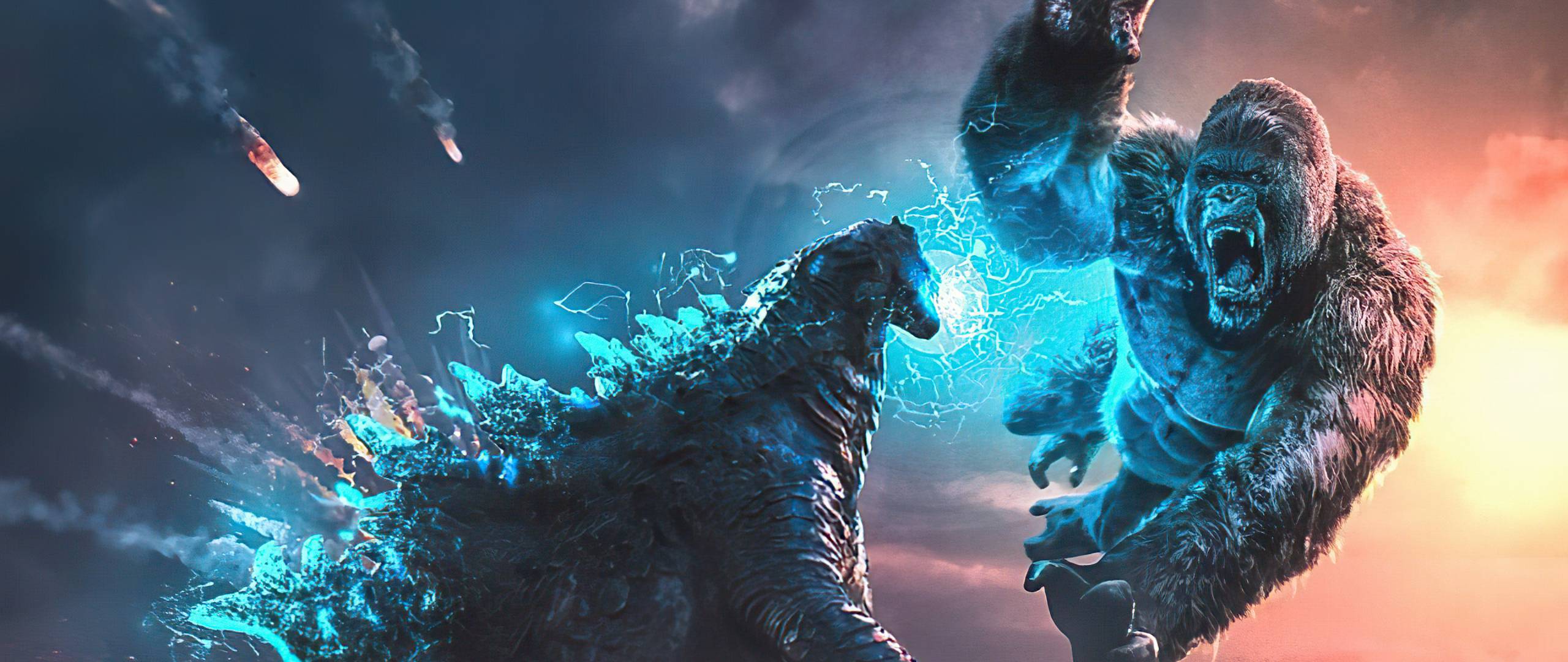 2560x1080 Kong V Godzilla 4k Art 2560x1080 Resolution Wallpaper, HD Movies 4K Wallpaper