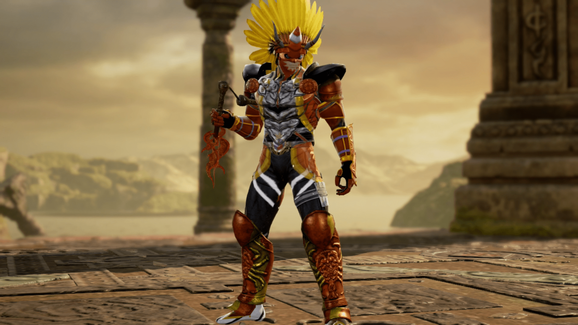 1920x1080 I made Agunimon in Soul Calibur 6 [Art by me]