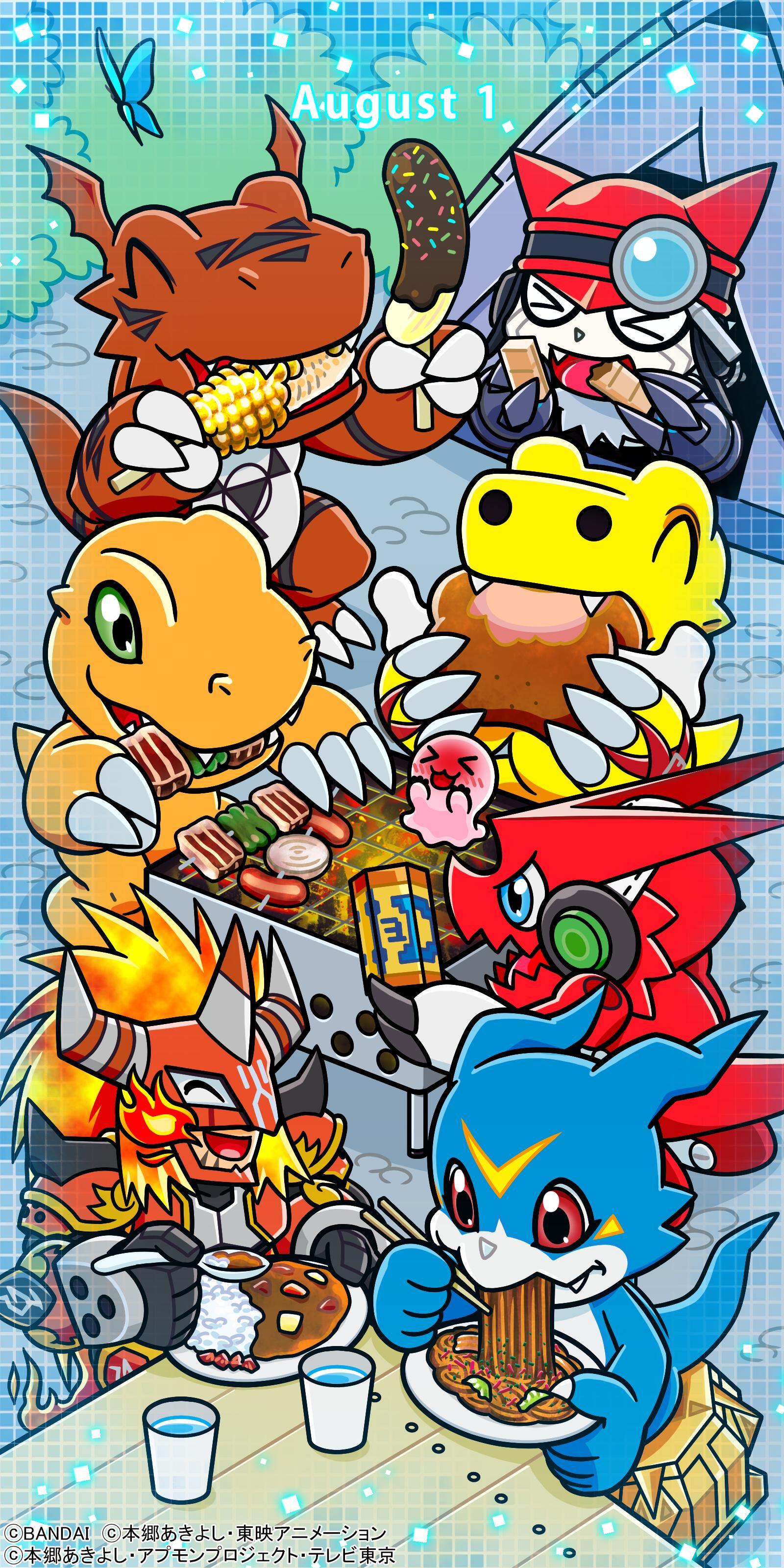 1600x3200 Agunimon Frontier Anime Image Board