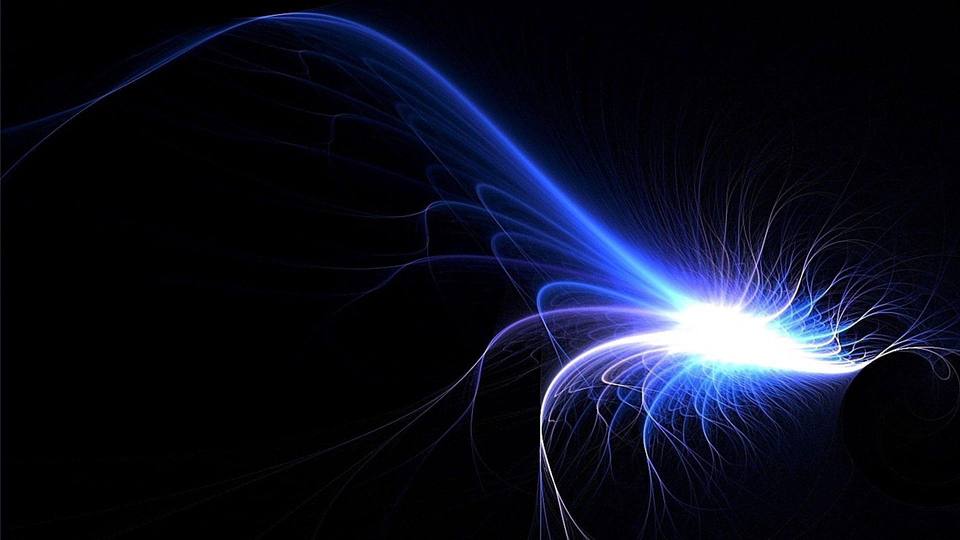 1920x1080 Blue lightning wallpaper