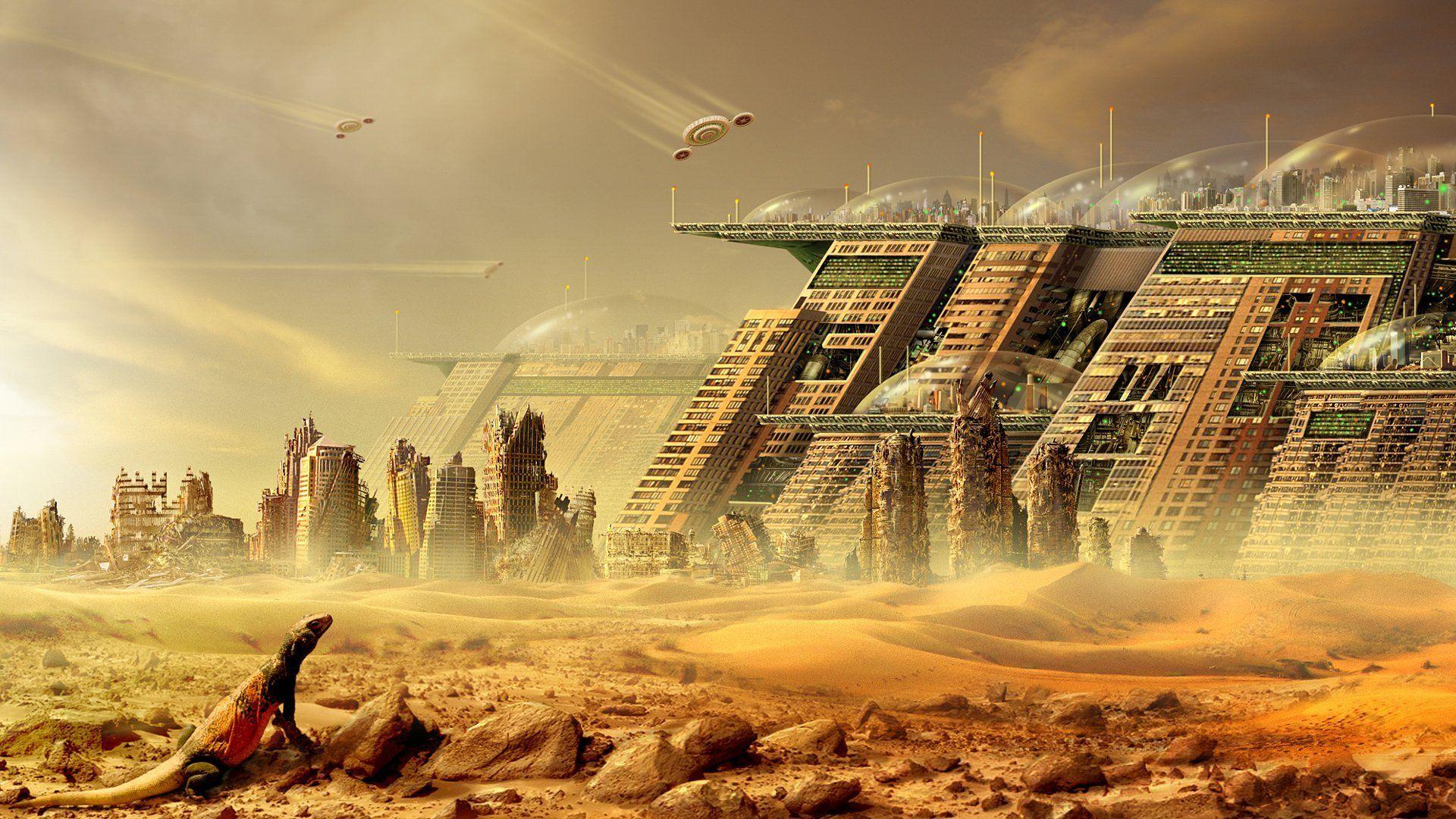 1920x1080 How Humans Were Created By Anunnaki Ancient Astronaut Aliens. Ancient aliens, Sci fi city, Ancient astronaut