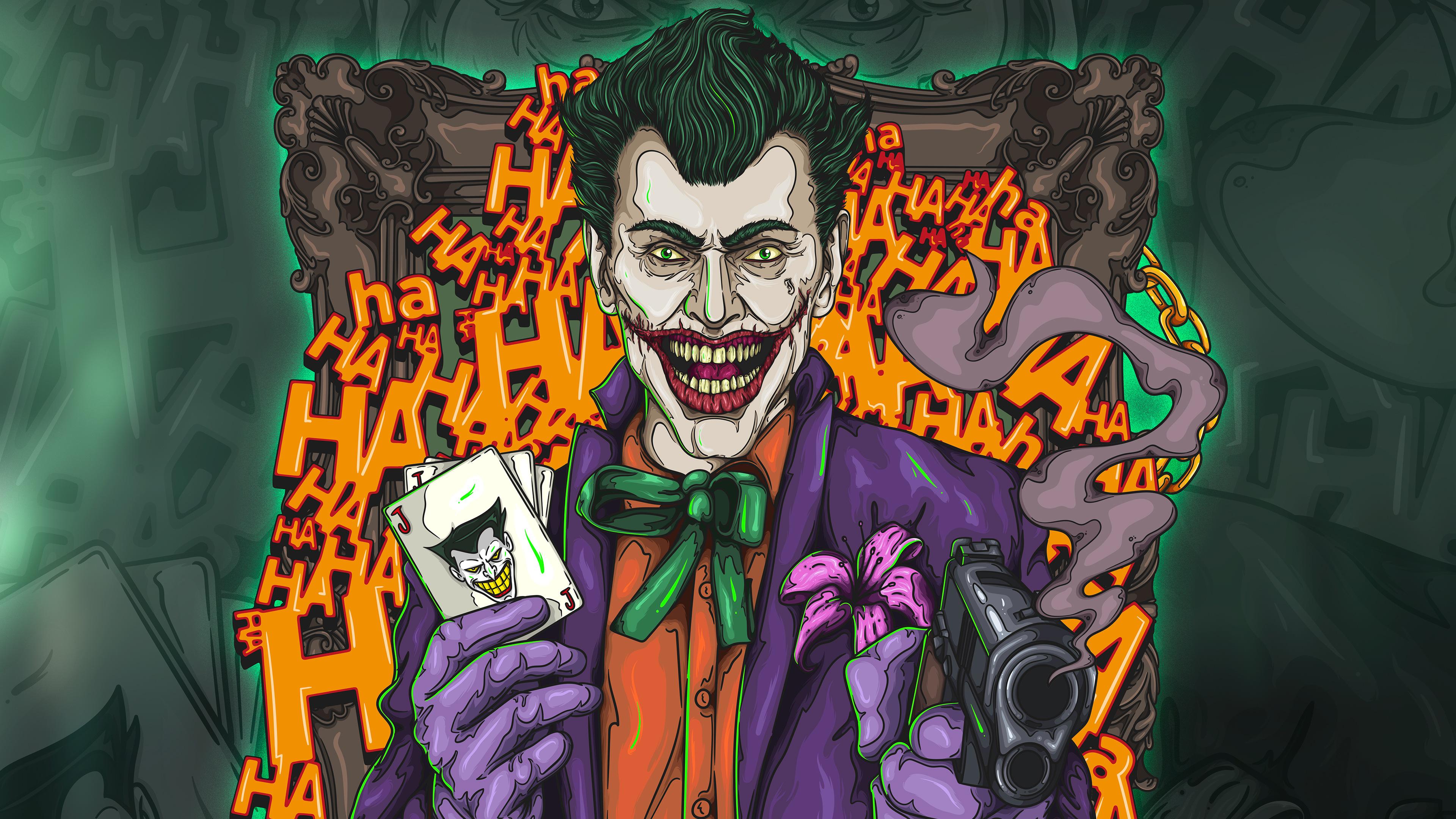 3840x2160 Wallpaper 4k The Joker 4k Artwork 4k Wallpaper, Artwork Wallpaper, Behance Wallpaper, Digital Art Wallpaper, Hd Wallpaper, Joker Wallpaper, Superheroes Wallpaper, Supervillain Wallpaper
