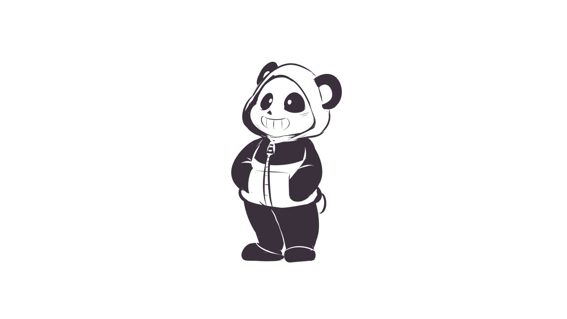 1920x1080 Gangster Supreme Panda Wallpaper